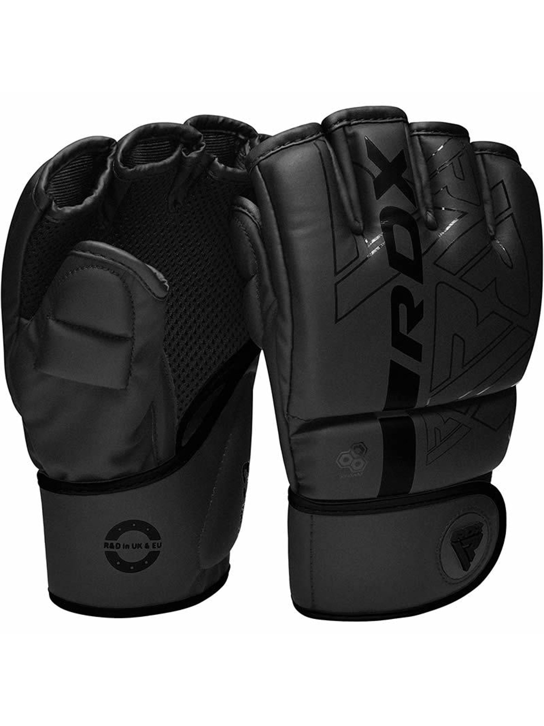 RDX F6 KARA MMA Grappling Gloves - Black