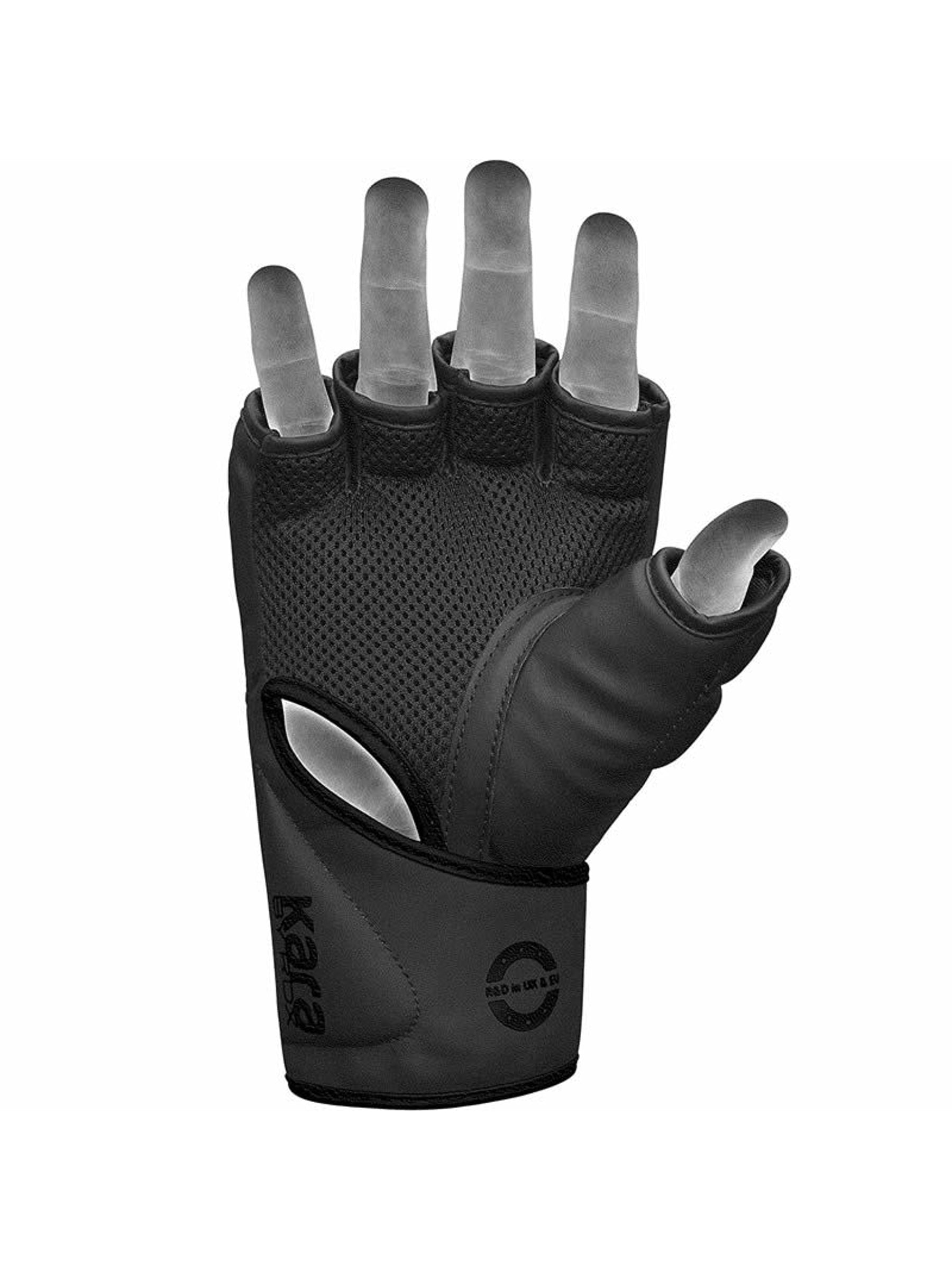 RDX F6 KARA MMA Grappling Gloves - Black