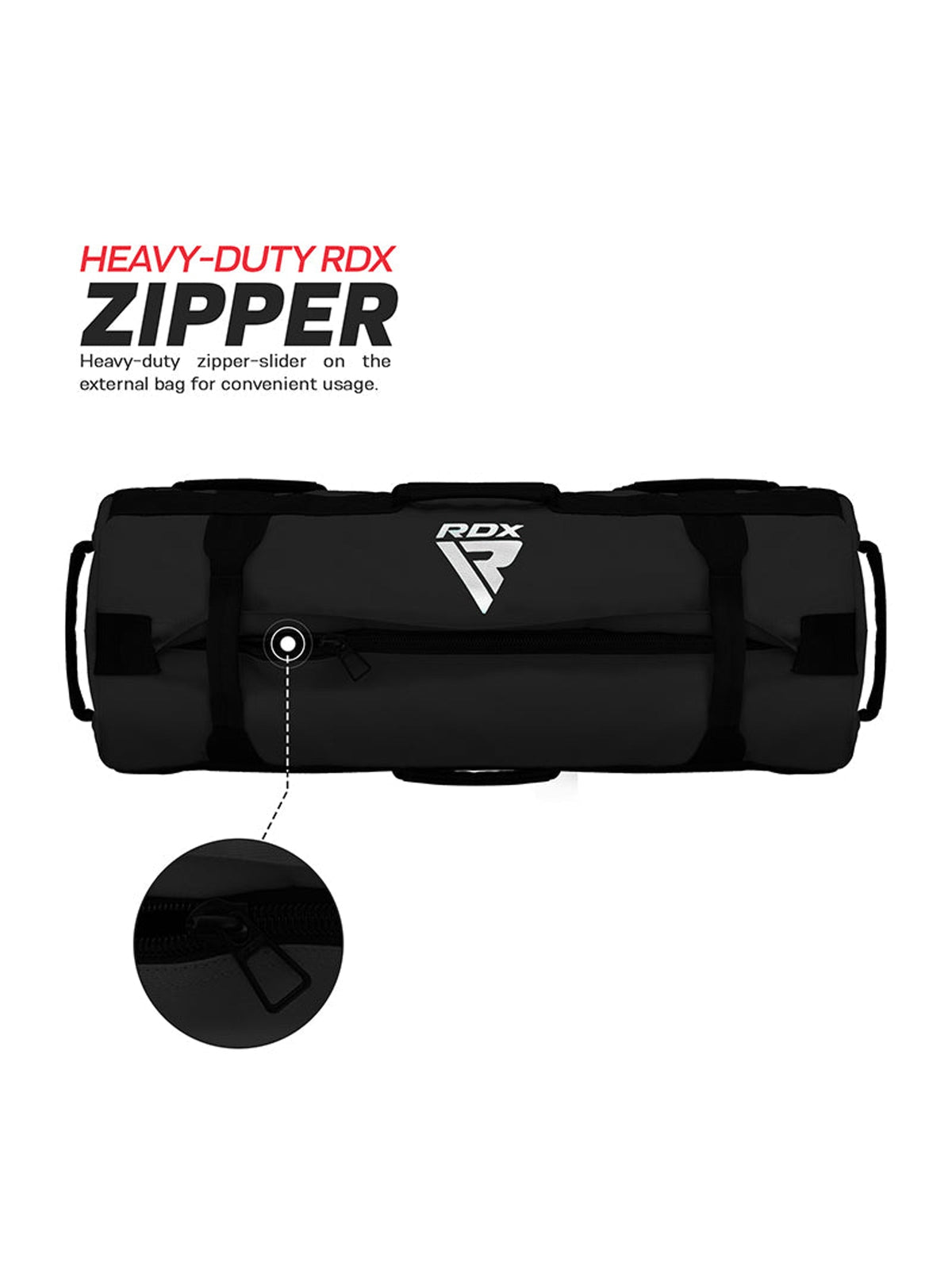 RDX Fitness Sandbag for Workout - Black