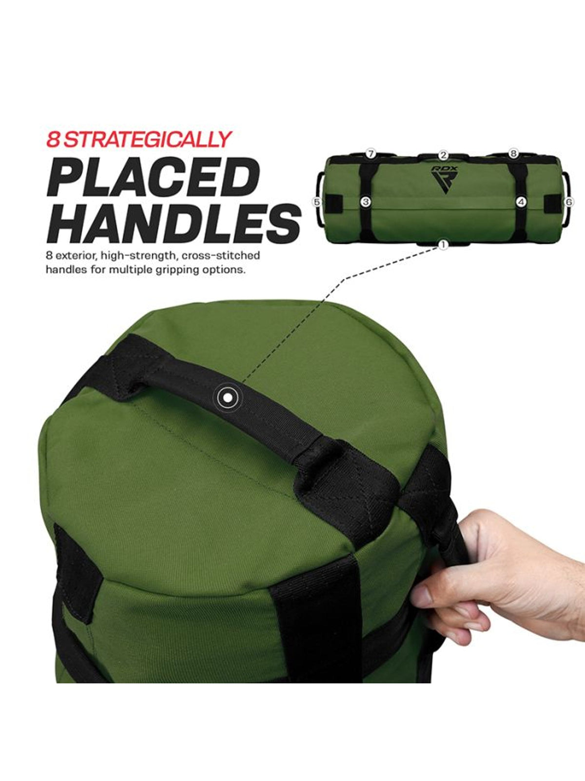 RDX Fitness Sandbag for Workout - Army Green