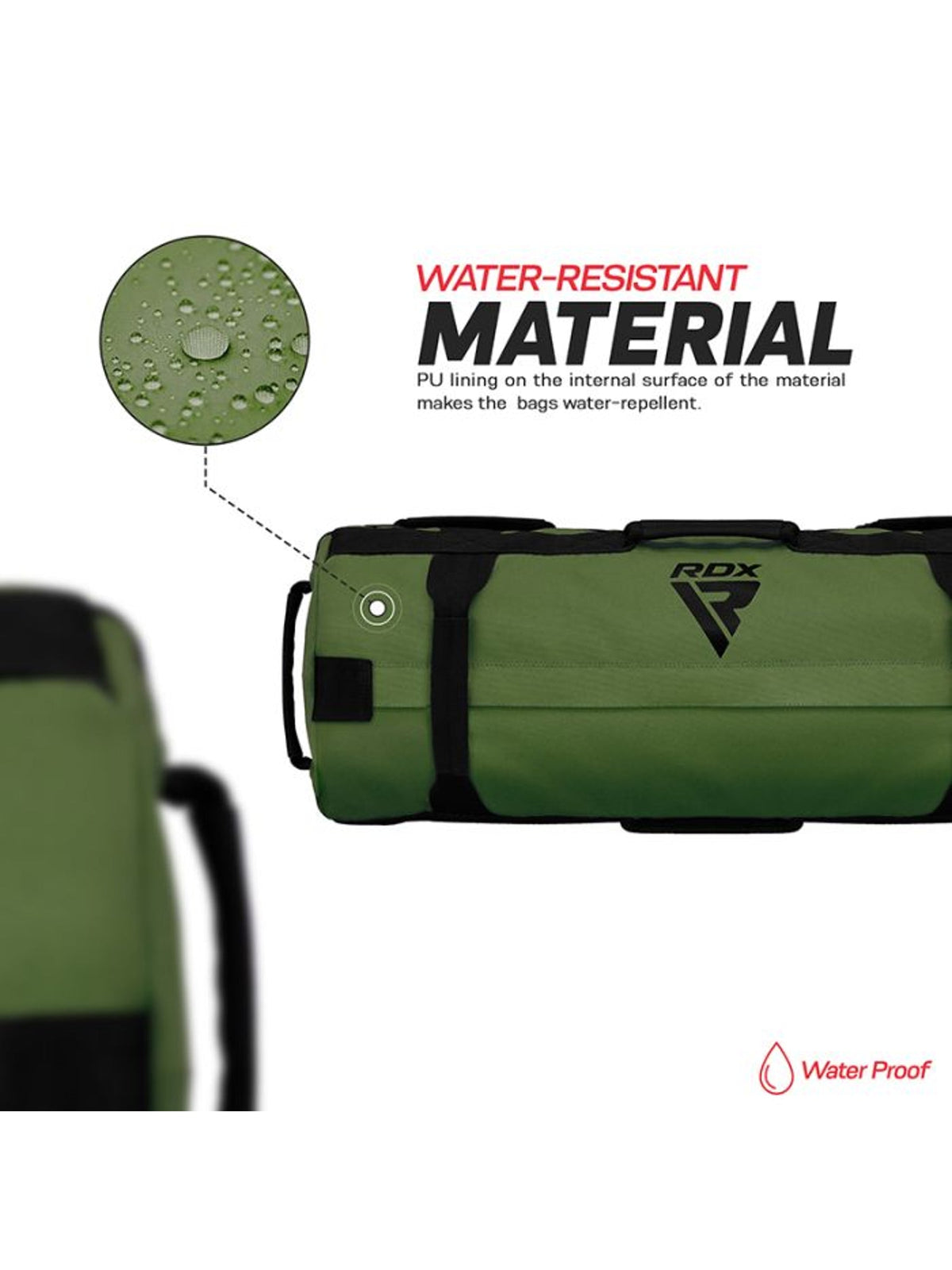 RDX Fitness Sandbag for Workout - Army Green