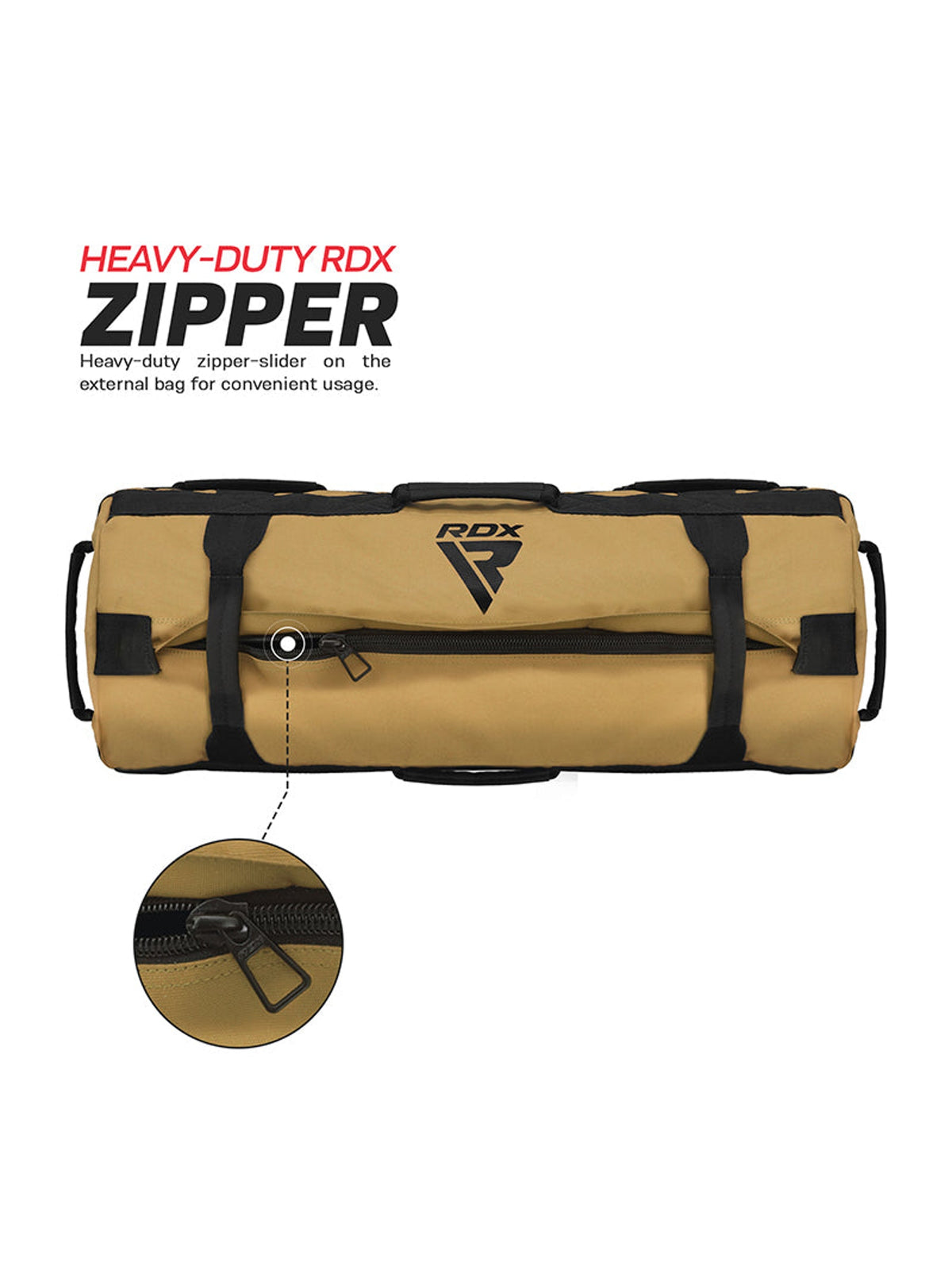 RDX Fitness Sandbag for Workout - Khaki