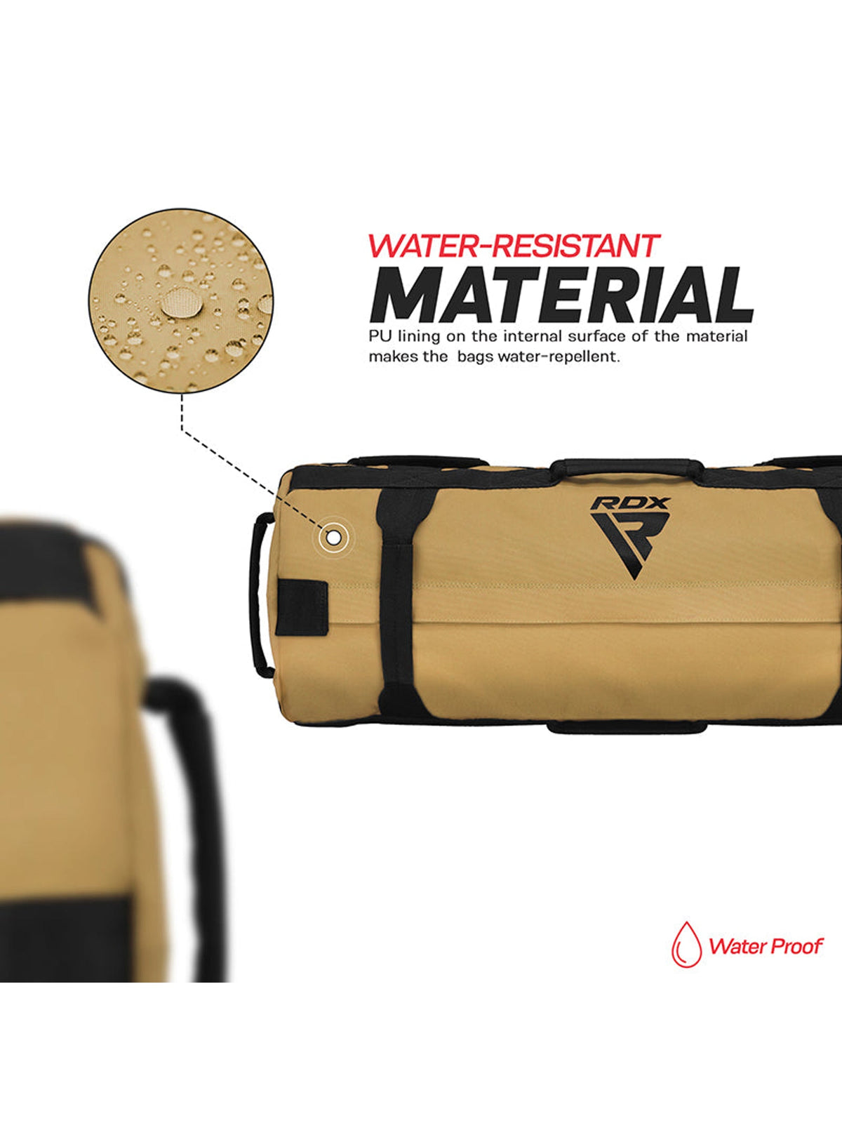 RDX Fitness Sandbag for Workout - Khaki