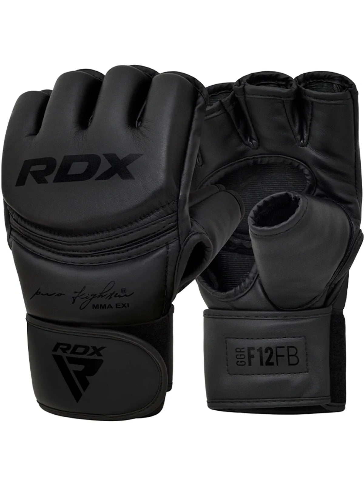 RDX GGR F-12 PLUS MMA Grappling Gloves, black, main image