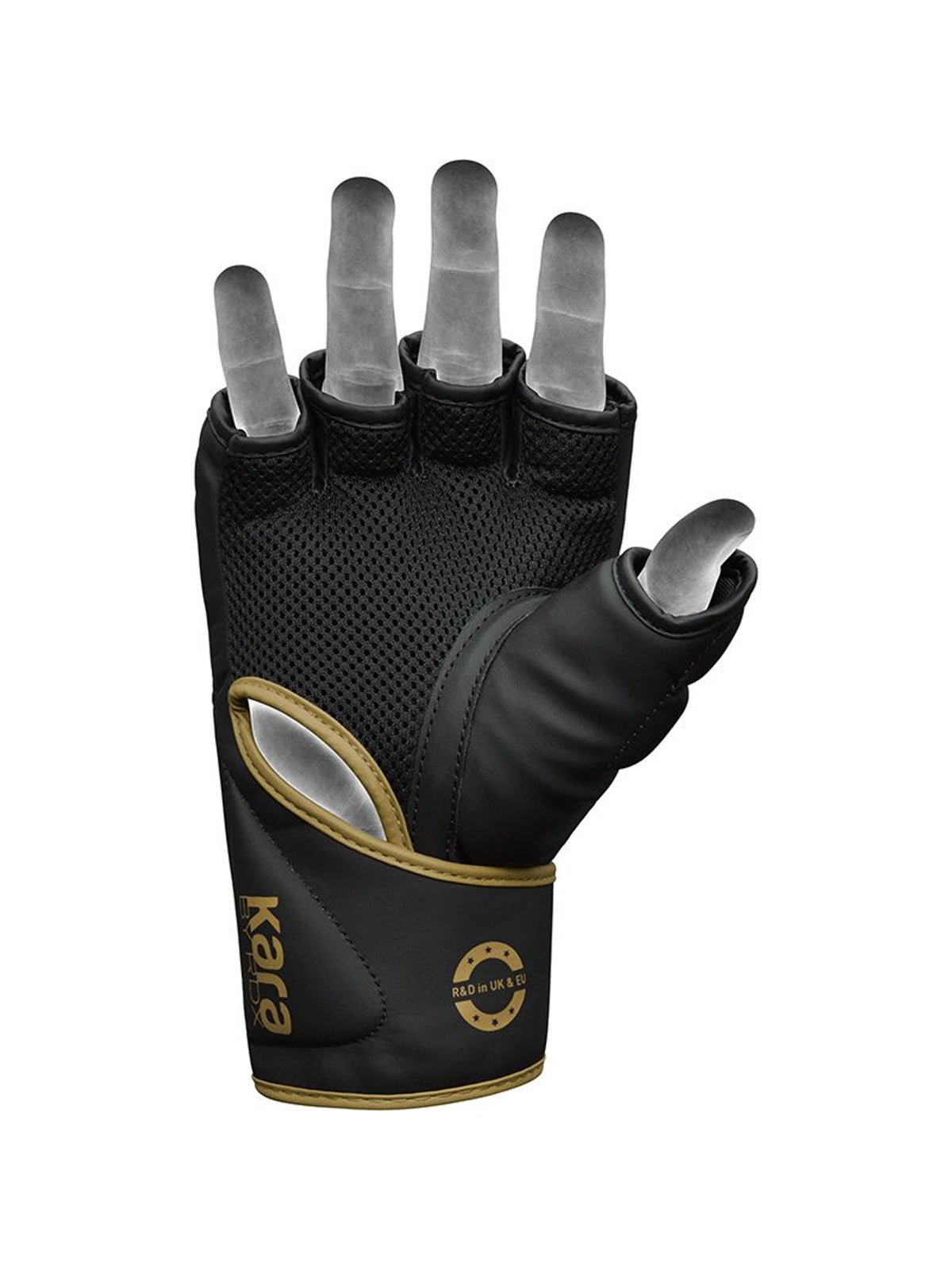 RDX F6 KARA MMA Grappling Gloves - Gold