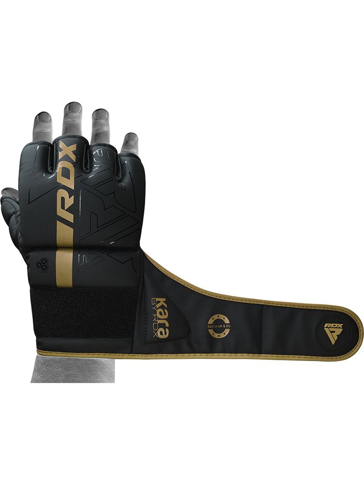 RDX F6 KARA MMA Grappling Gloves - Gold