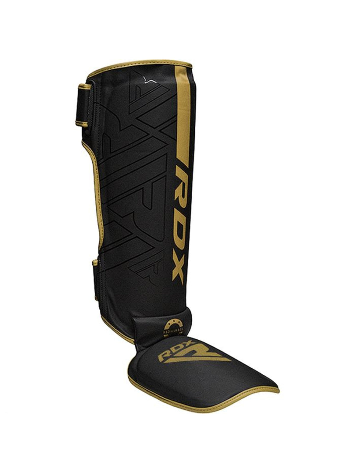 RDX F6 KARA MMA Shin Instep Guards, golden, image 2