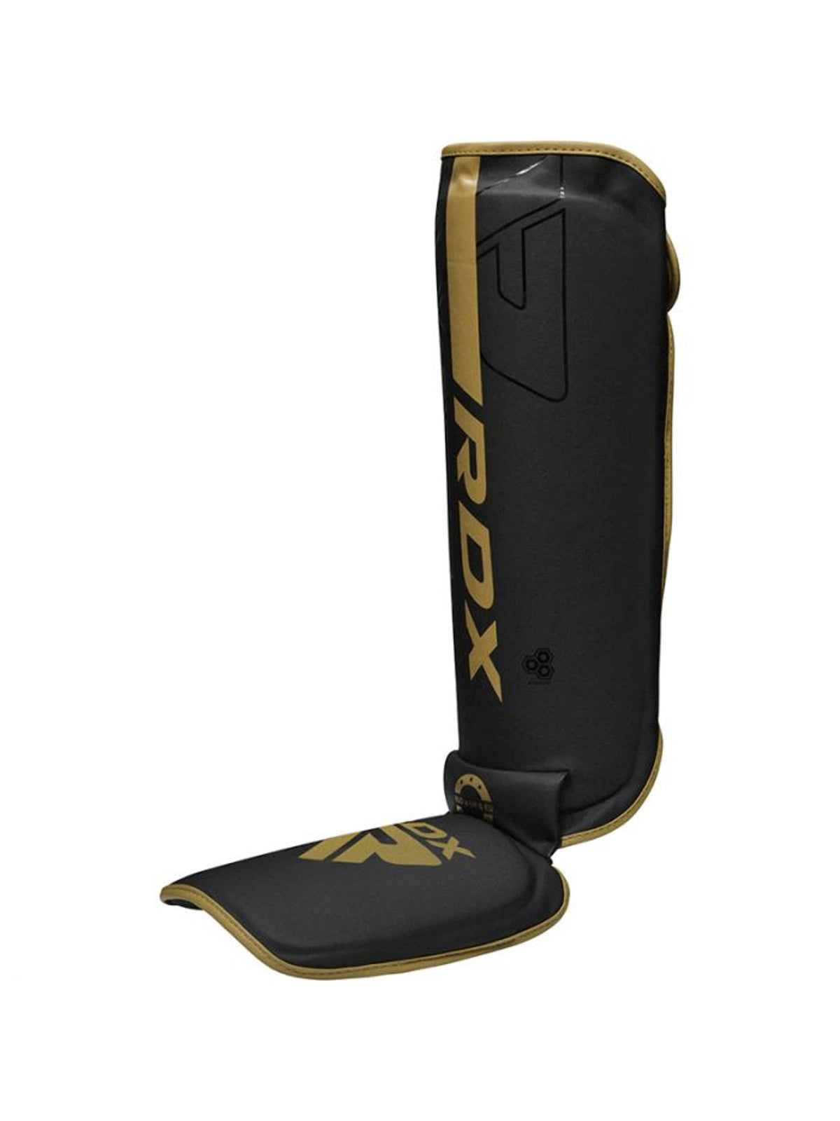 RDX F6 KARA MMA Shin Instep Guards, golden, image 3