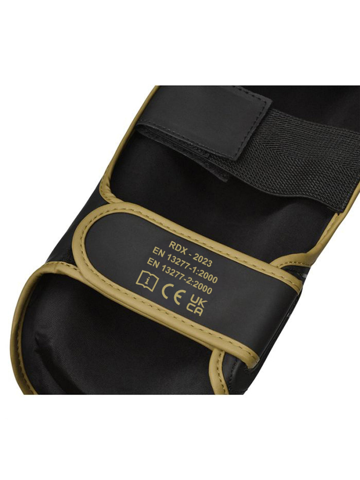 RDX F6 KARA MMA Shin Instep Guards, golden, image 4