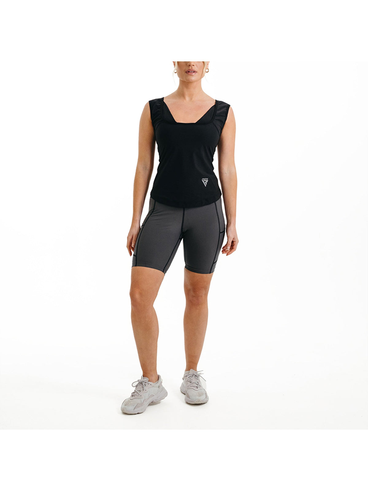 RDX W1 Women Sweat Shorts - Grey