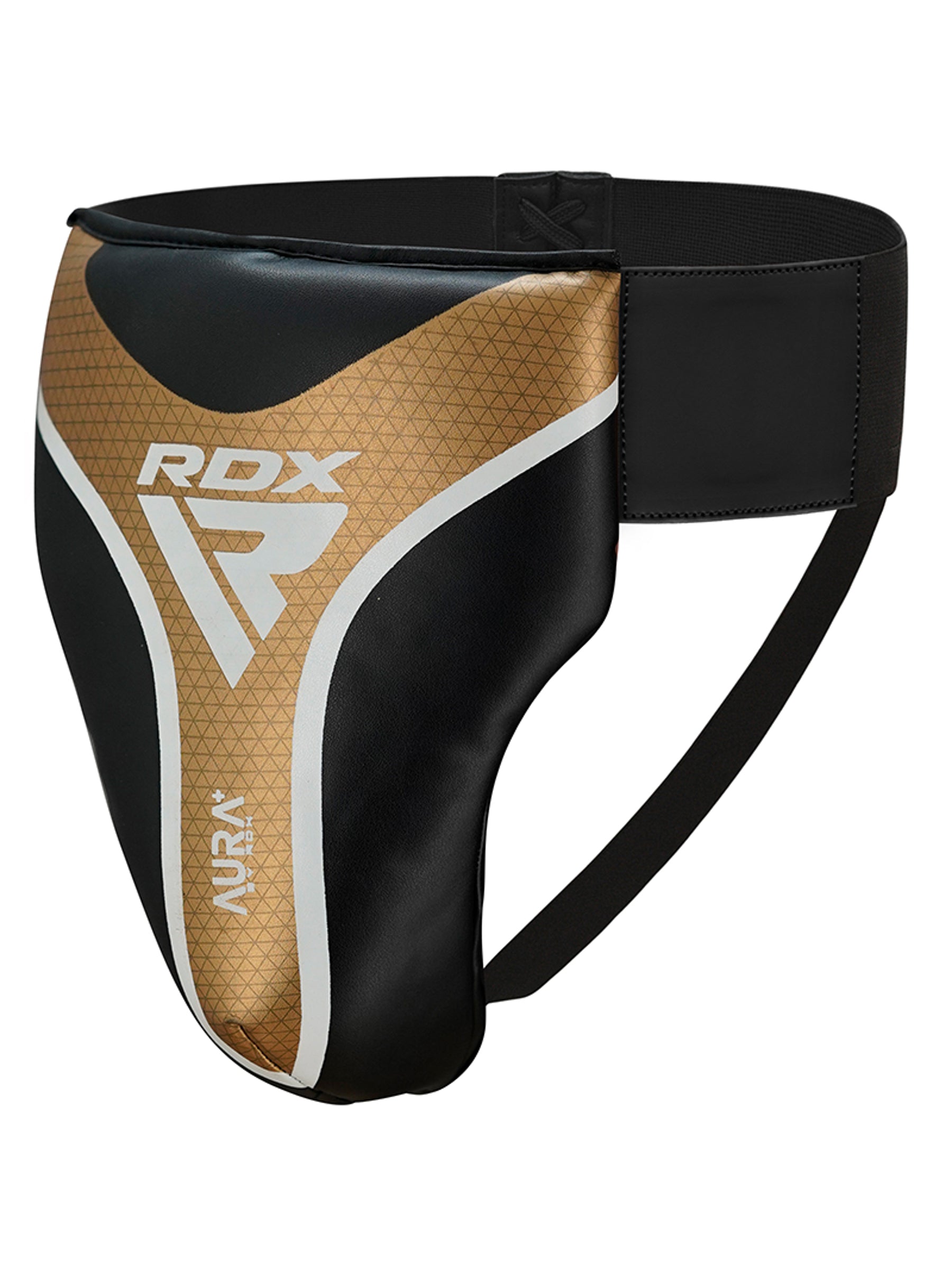 RDX Aura Plus T-17 Groin Guard - Black/Gold