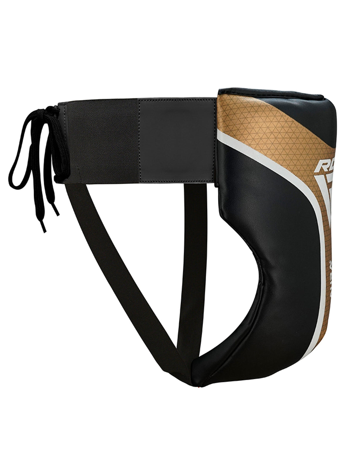 RDX Aura Plus T-17 Groin Guard - Black/Gold