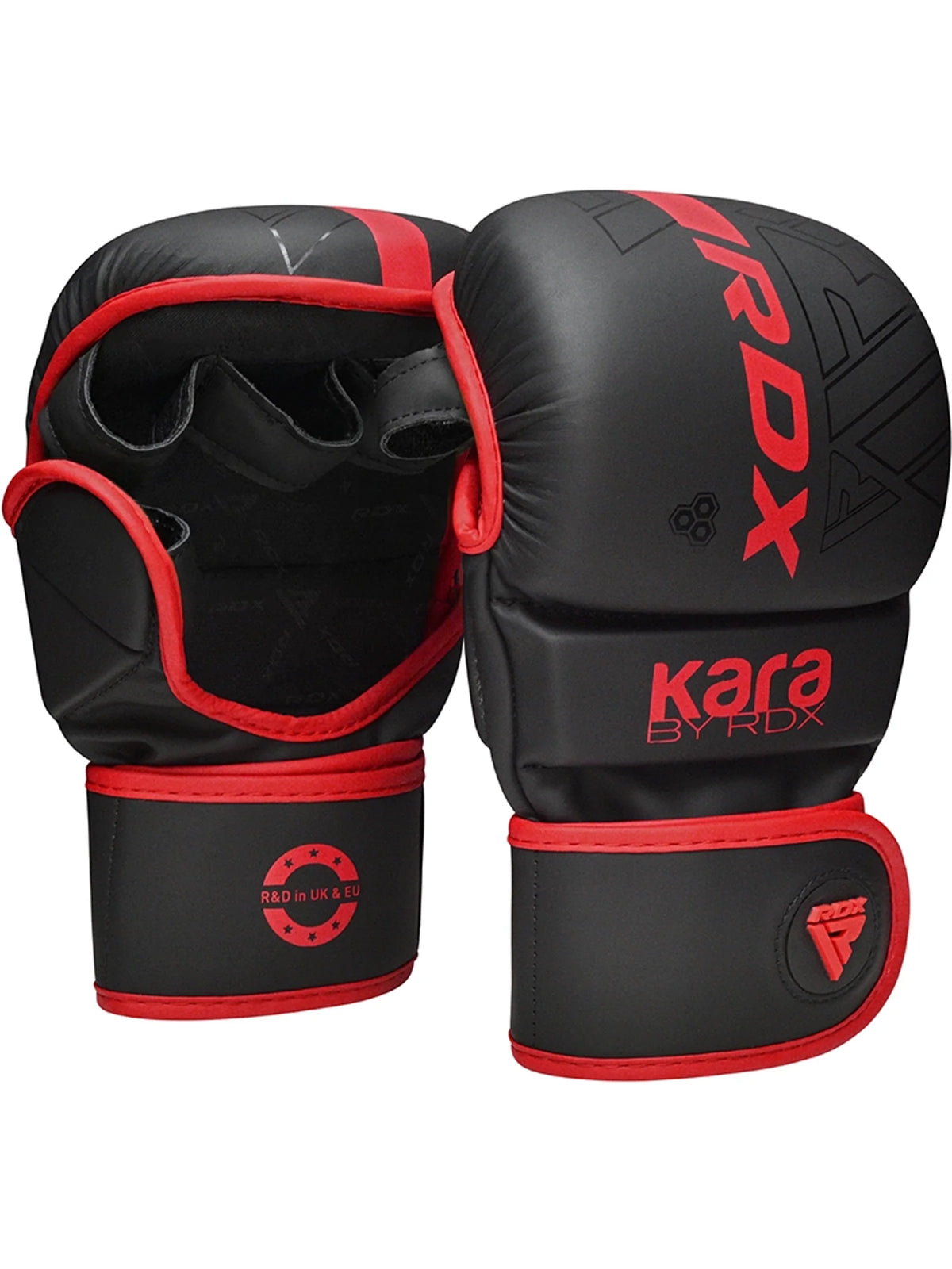 RDX F6 KARA MMA Sparring Gloves 7oz - Red
