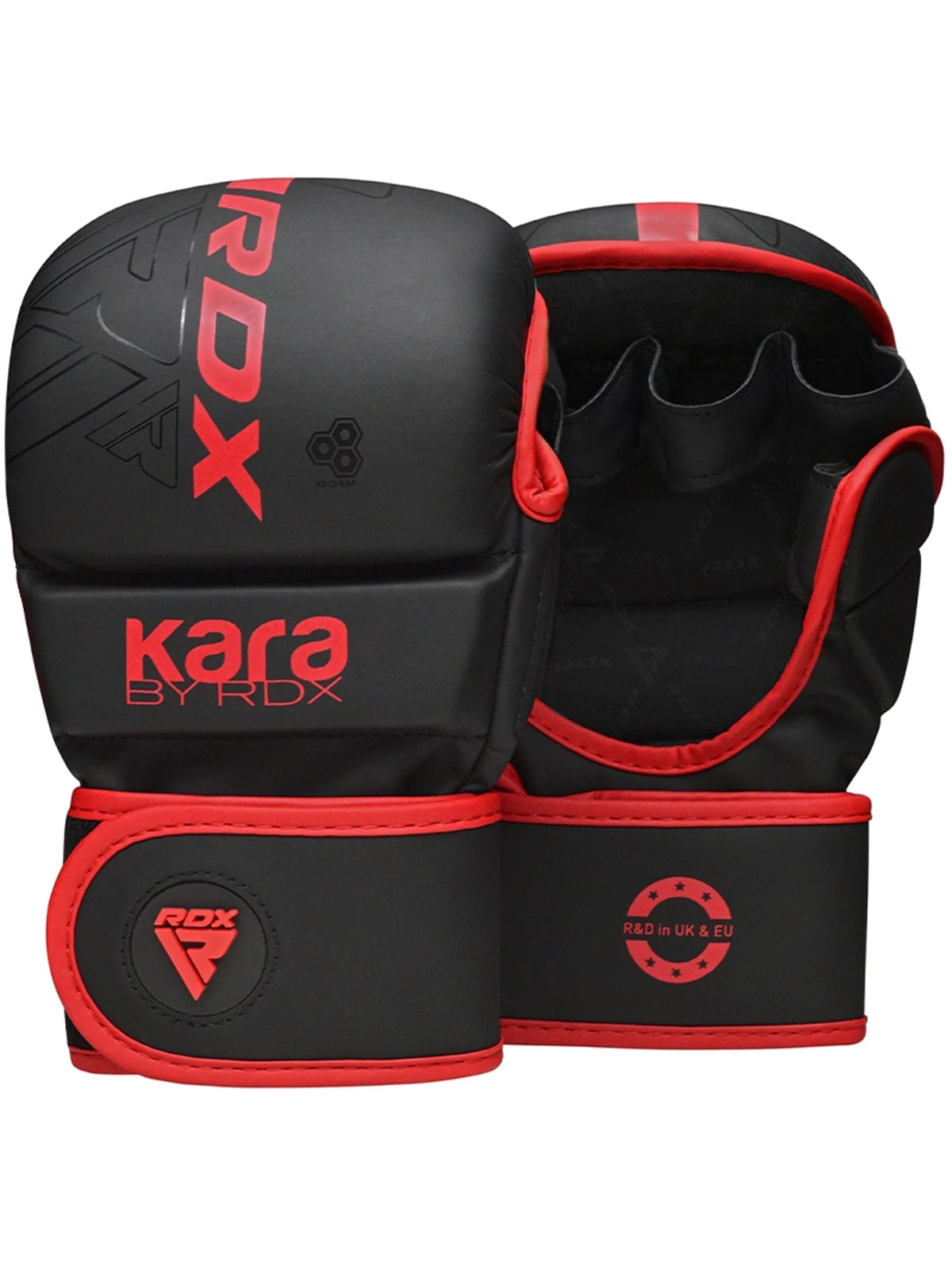 RDX F6 KARA MMA Sparring Gloves 7oz - Red