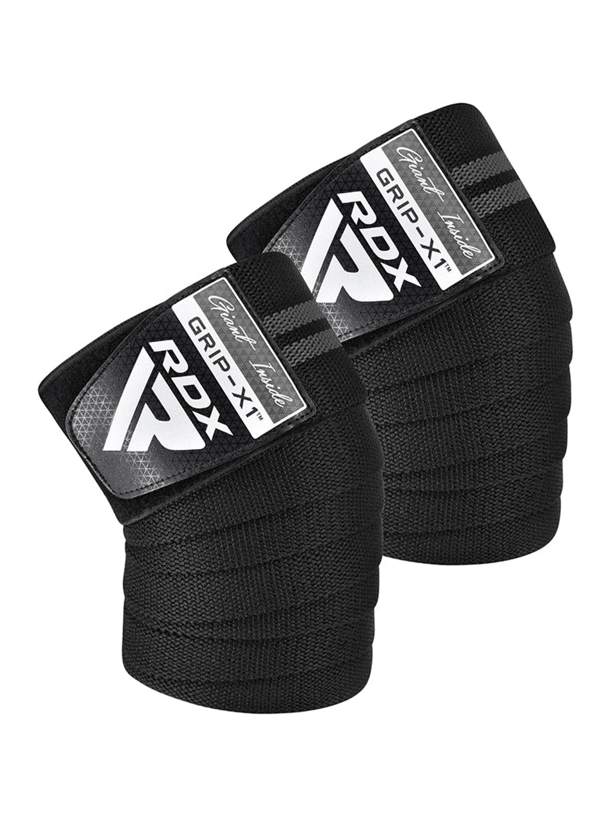 RDX KR11 Gym Knee Wrap - Black/Grey