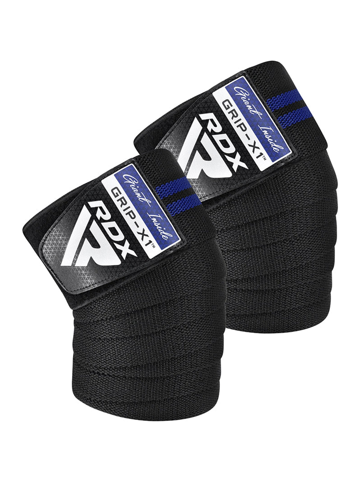 RDX KR11 Gym Knee Wrap - Black/Blue