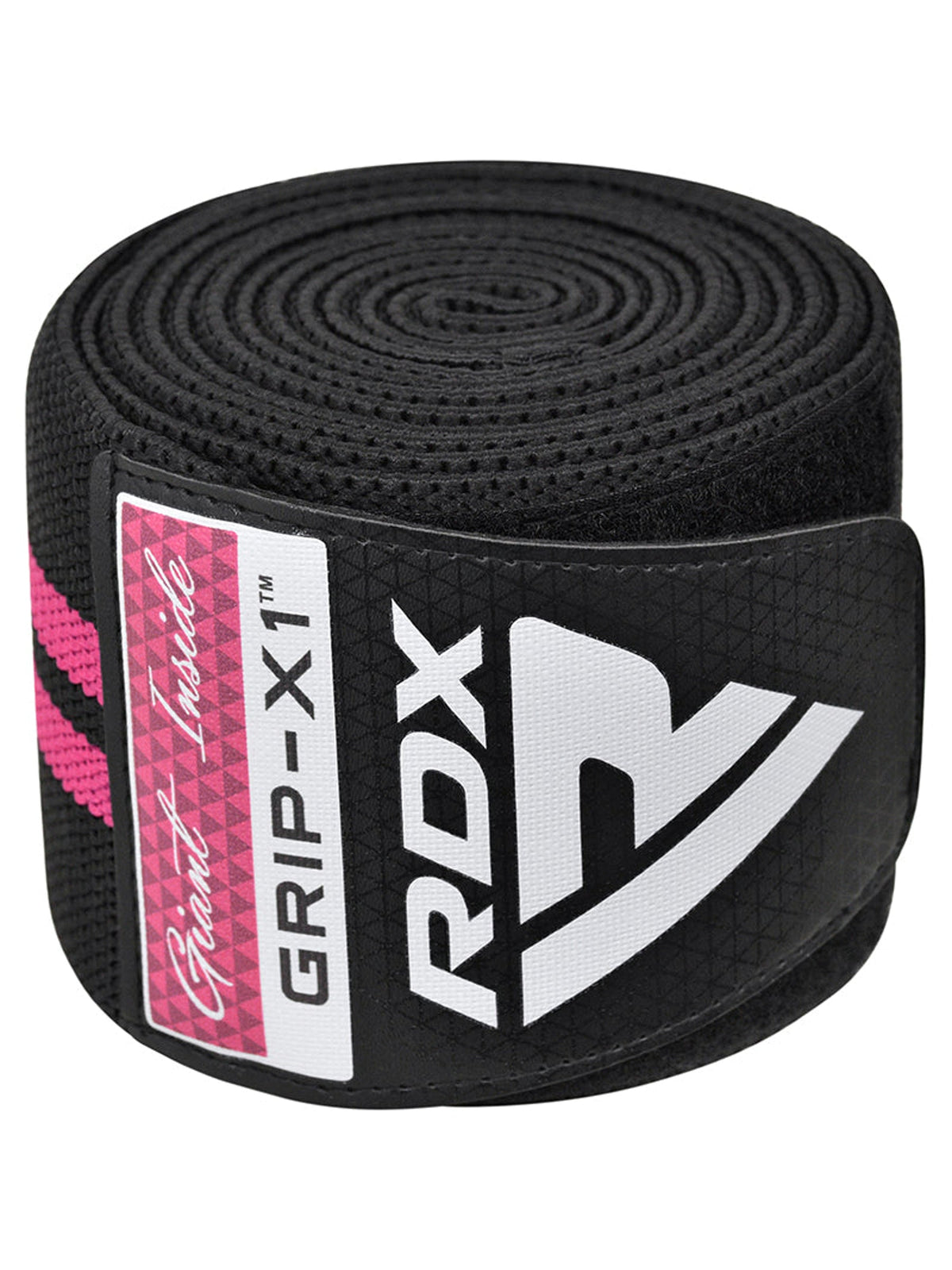 RDX KR11 Gym Knee Wrap - Black/Pink