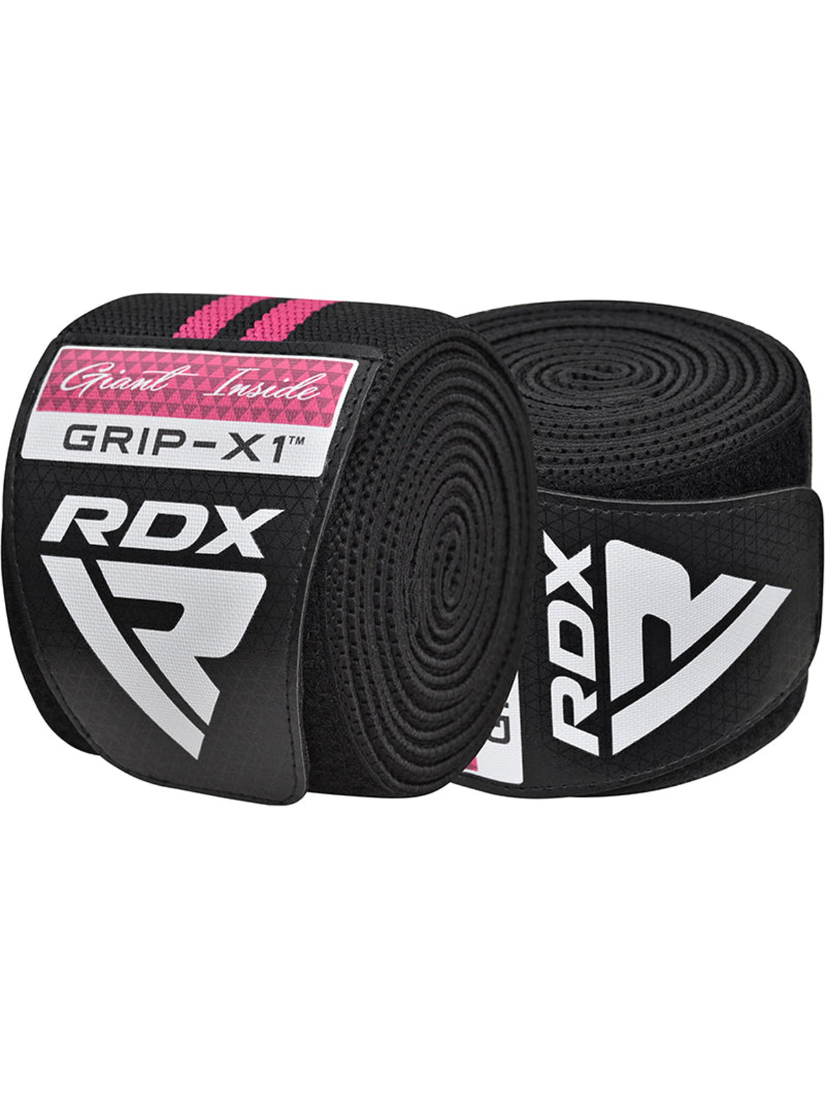 RDX KR11 Gym Knee Wrap - Black/Pink