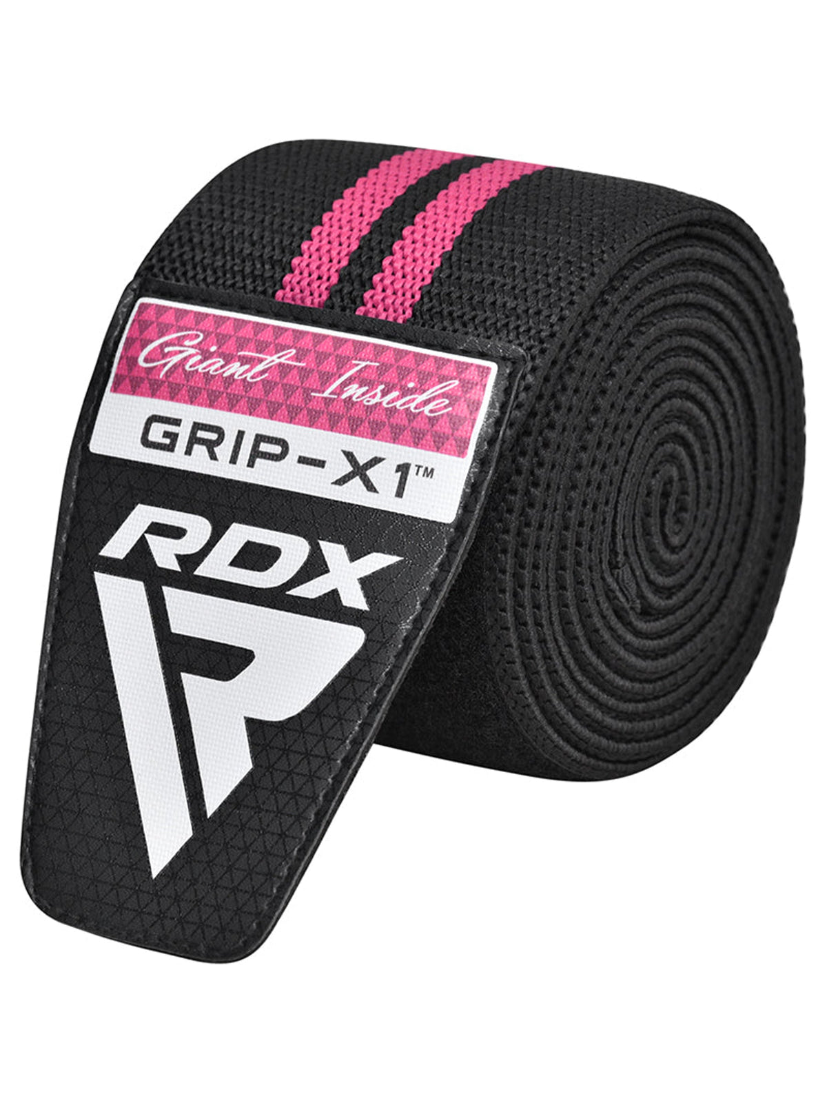 RDX KR11 Gym Knee Wrap - Black/Pink