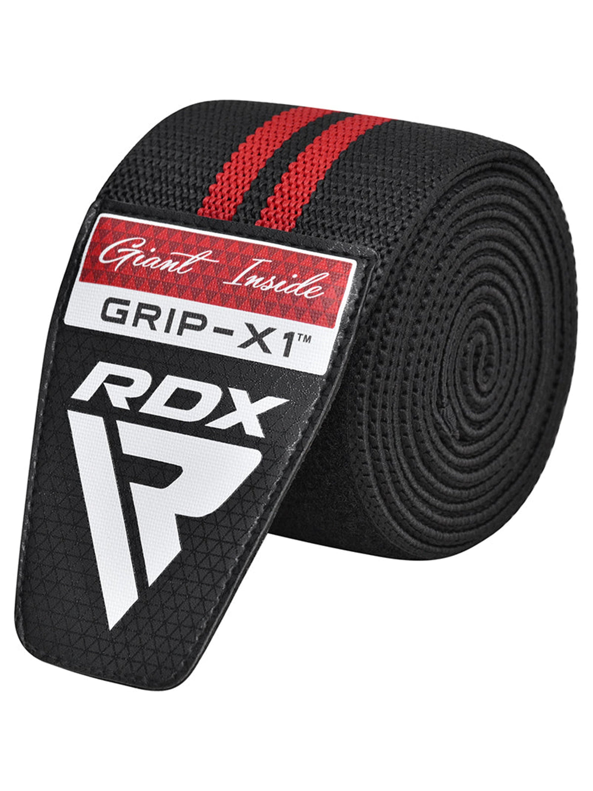 RDX KR11 Gym Knee Wrap - Black/Red