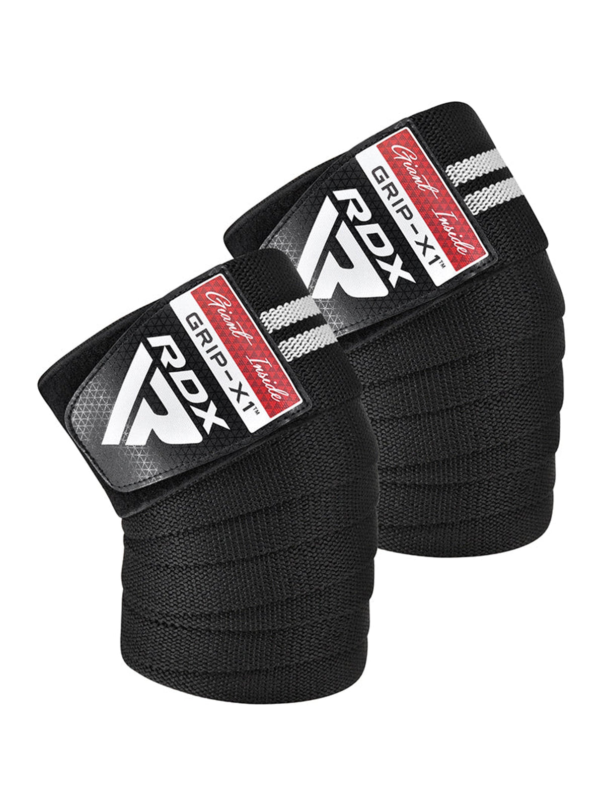 RDX KR11 Gym Knee Wrap - Black/White