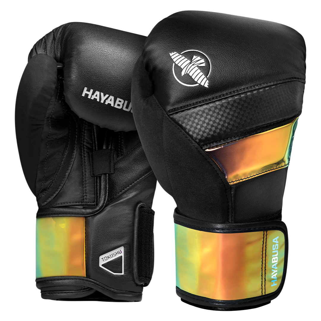 Hayabusa T3 Boxing Gloves - Black/Iridescent