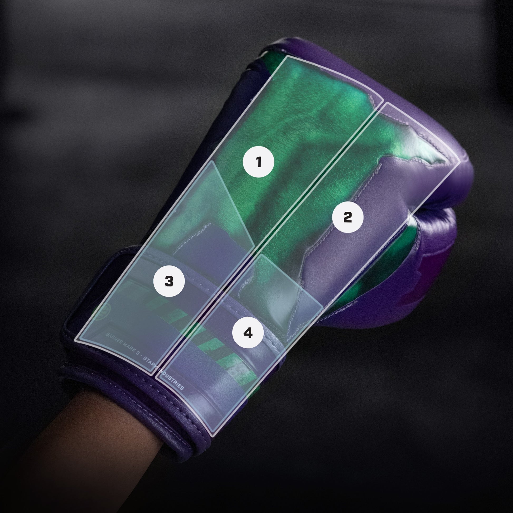 Marvel's Youth Hulk Boxing Gloves - 4 Splint Support