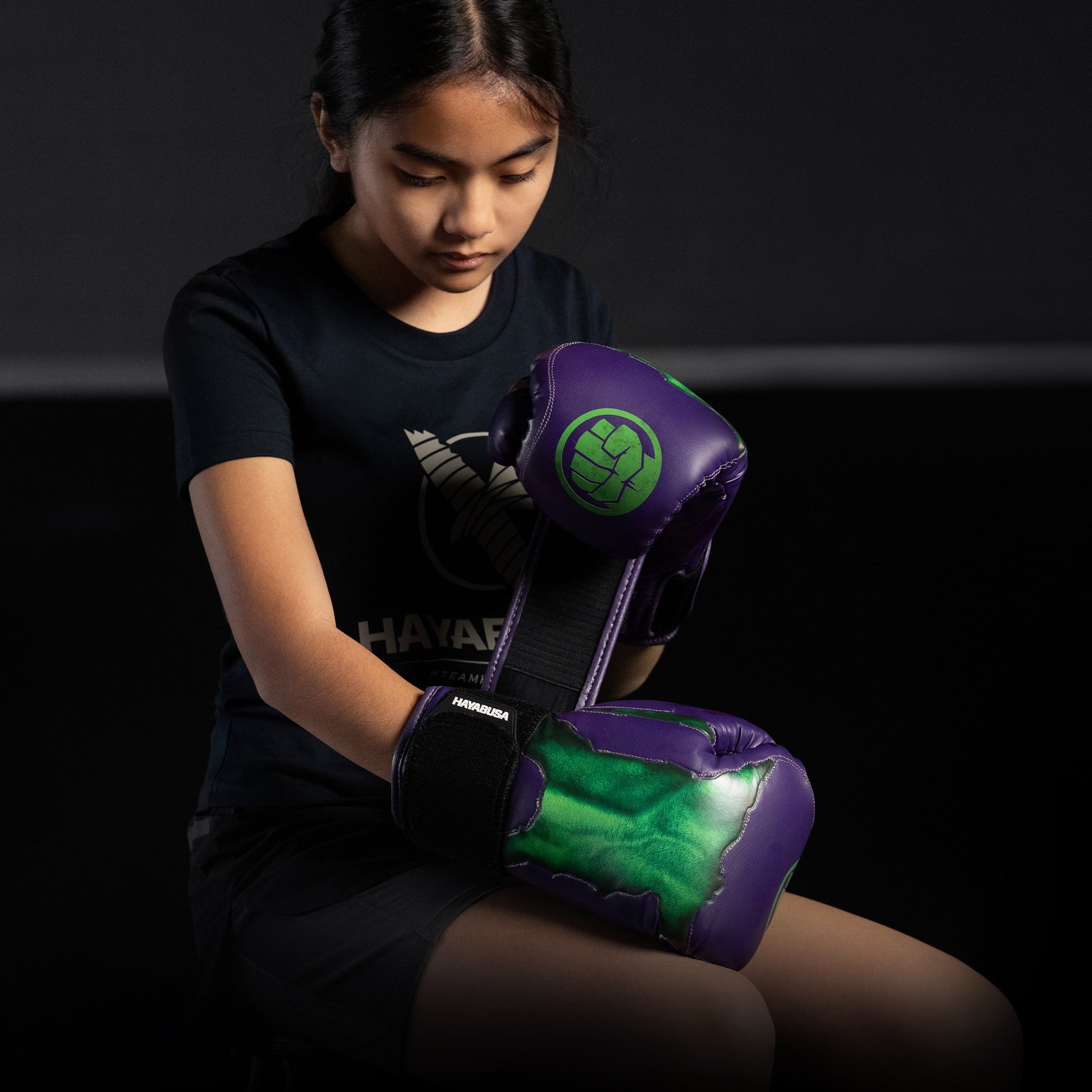 Marvel's Youth Hulk Boxing Gloves - Dual-X Strap