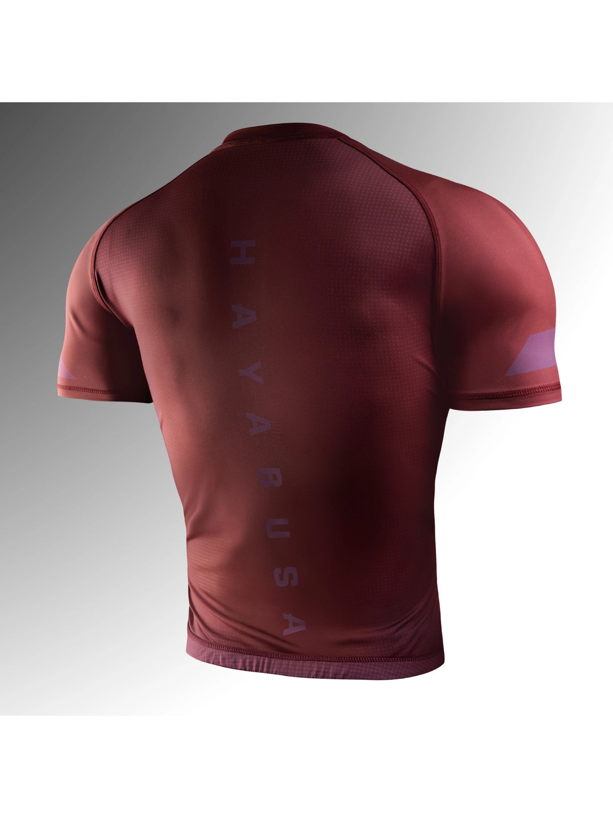 Hayabusa Men's Core Short Sleeve Rash Guard, red, image 2