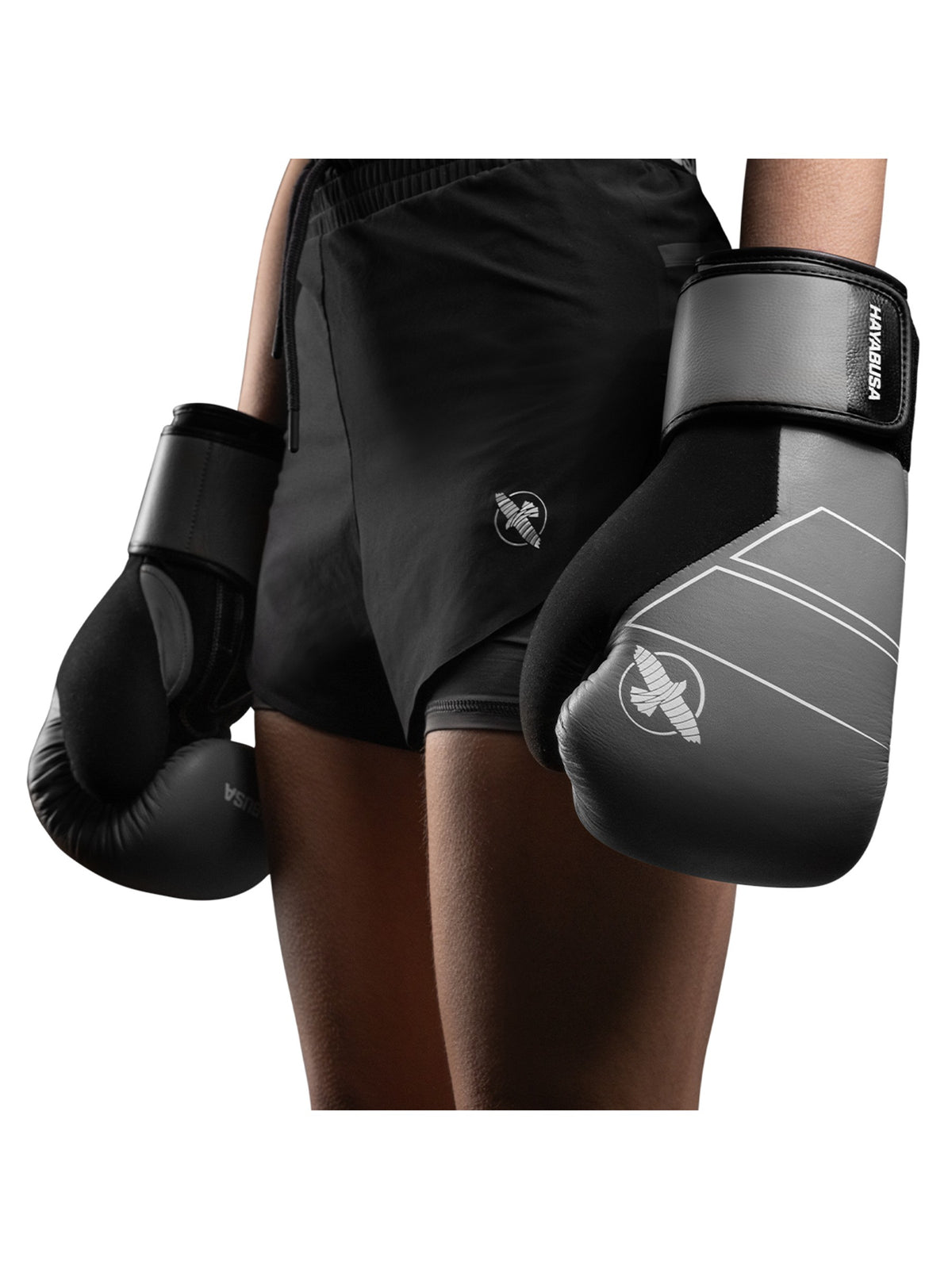 Hayabusa S4 Leather Boxing Gloves, grey, image 6