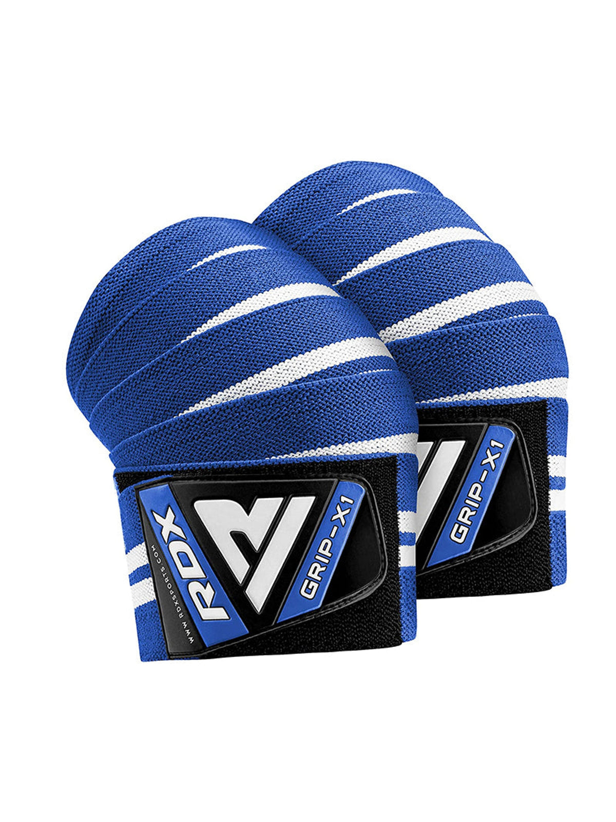 RDX K4 Weightlifting Knee Wraps – Blue