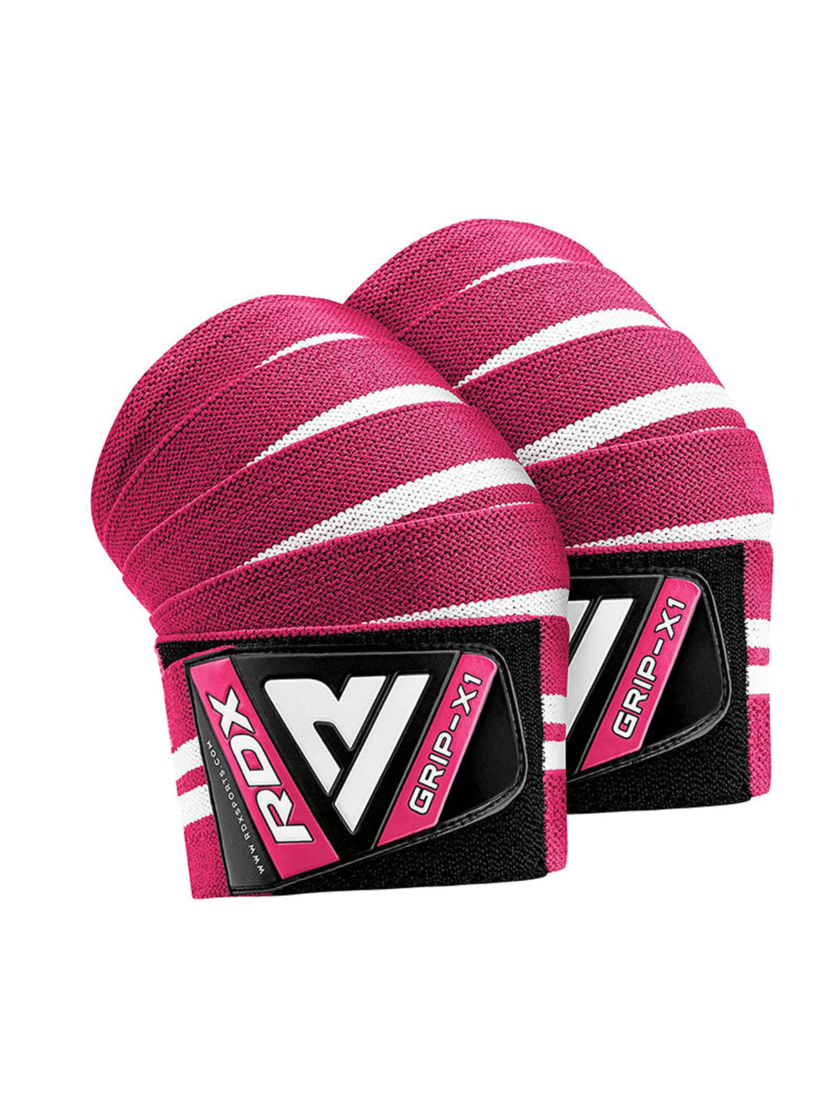 RDX K4 Weightlifting Knee Wraps – Pink