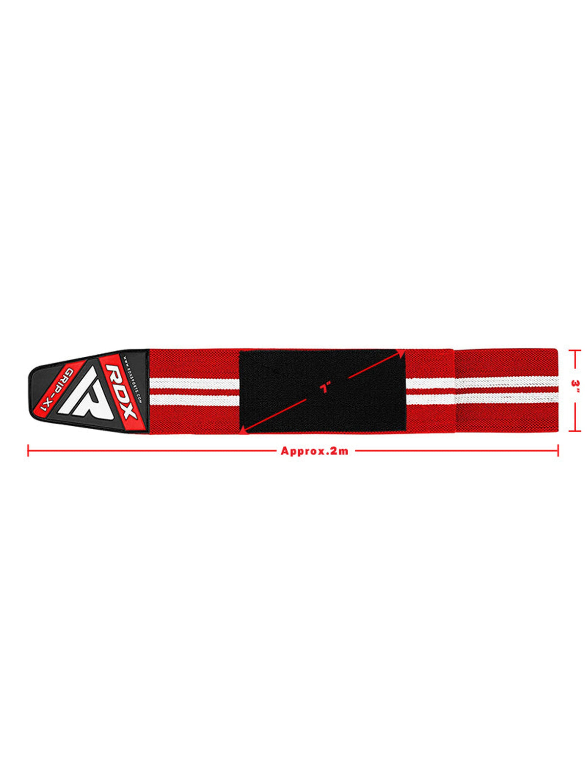 RDX K4 Weightlifting Knee Wraps – Red