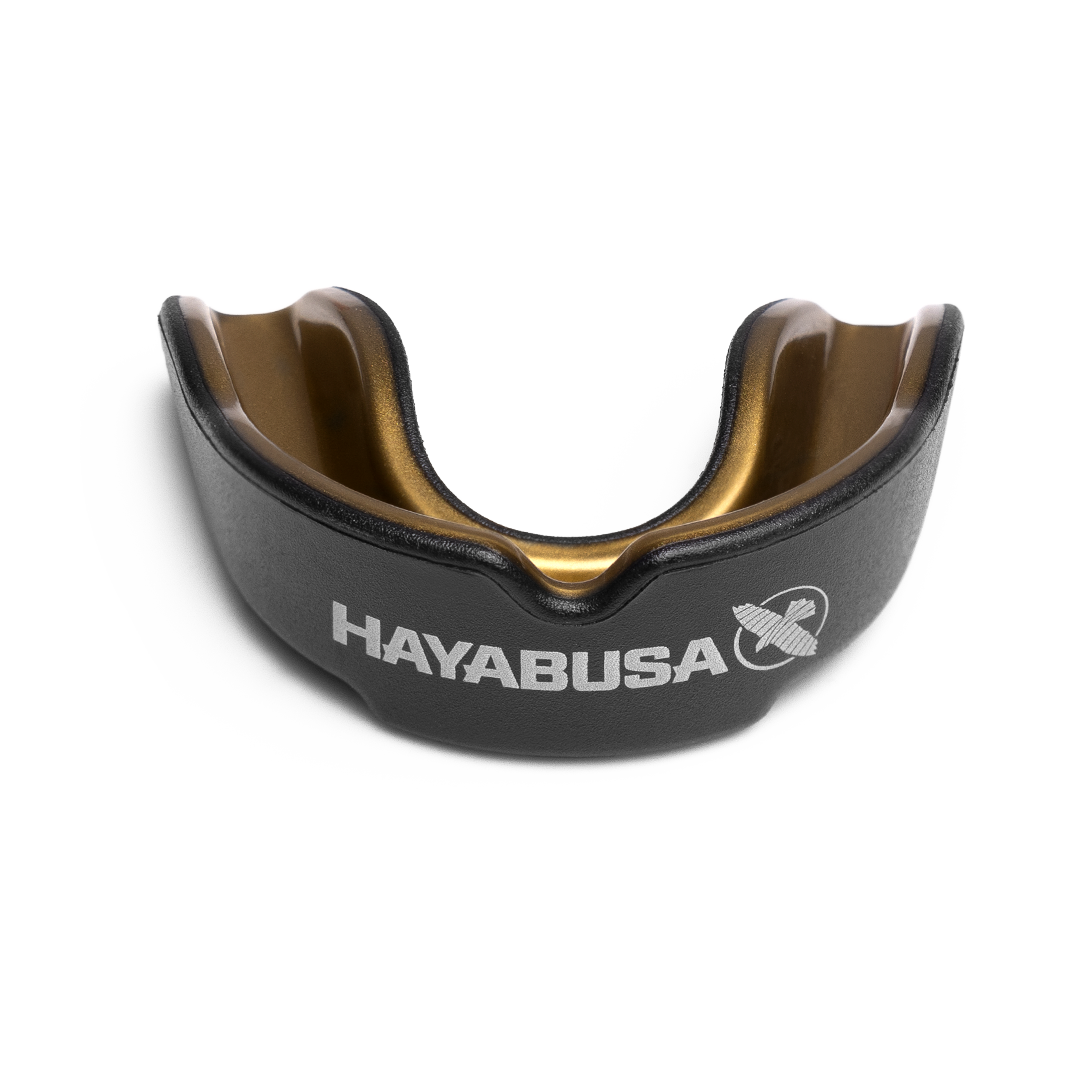 Hayabusa Combat Youth Mouth Guard - Black/Gold