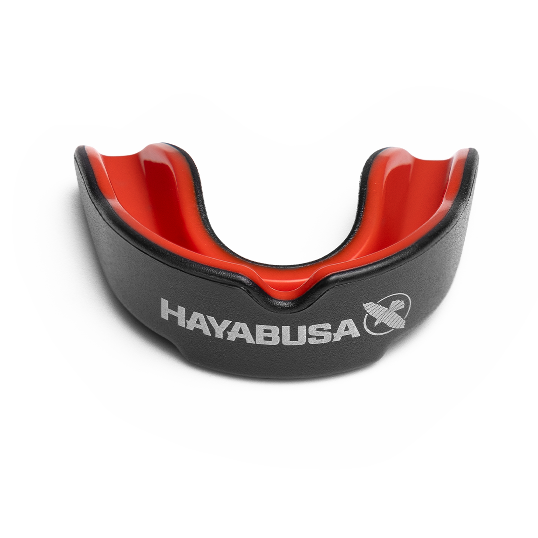 Hayabusa Combat Youth Mouth Guard - Black/Red
