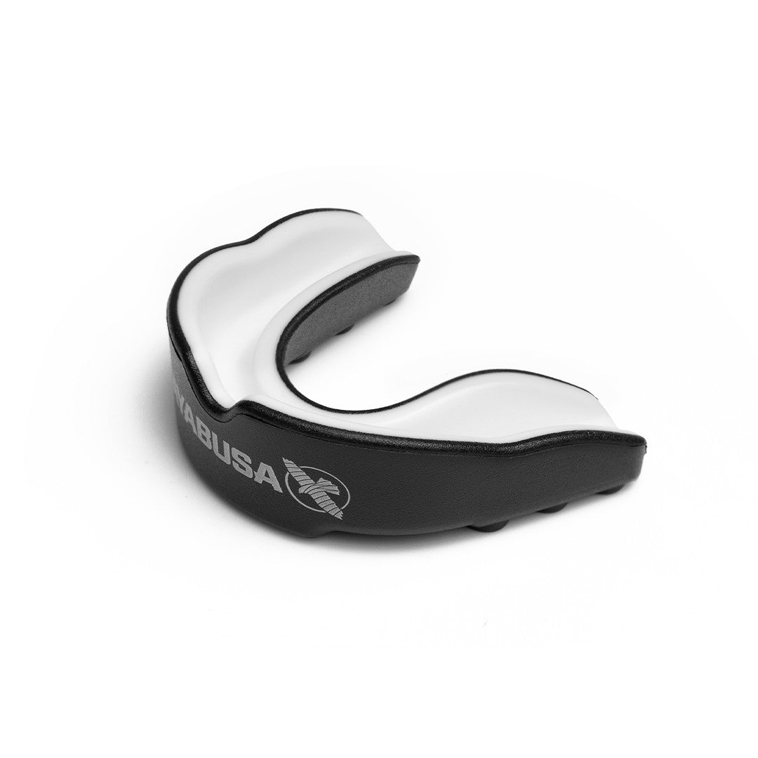 Hayabusa Combat Youth Mouth Guard - Black/White Detail