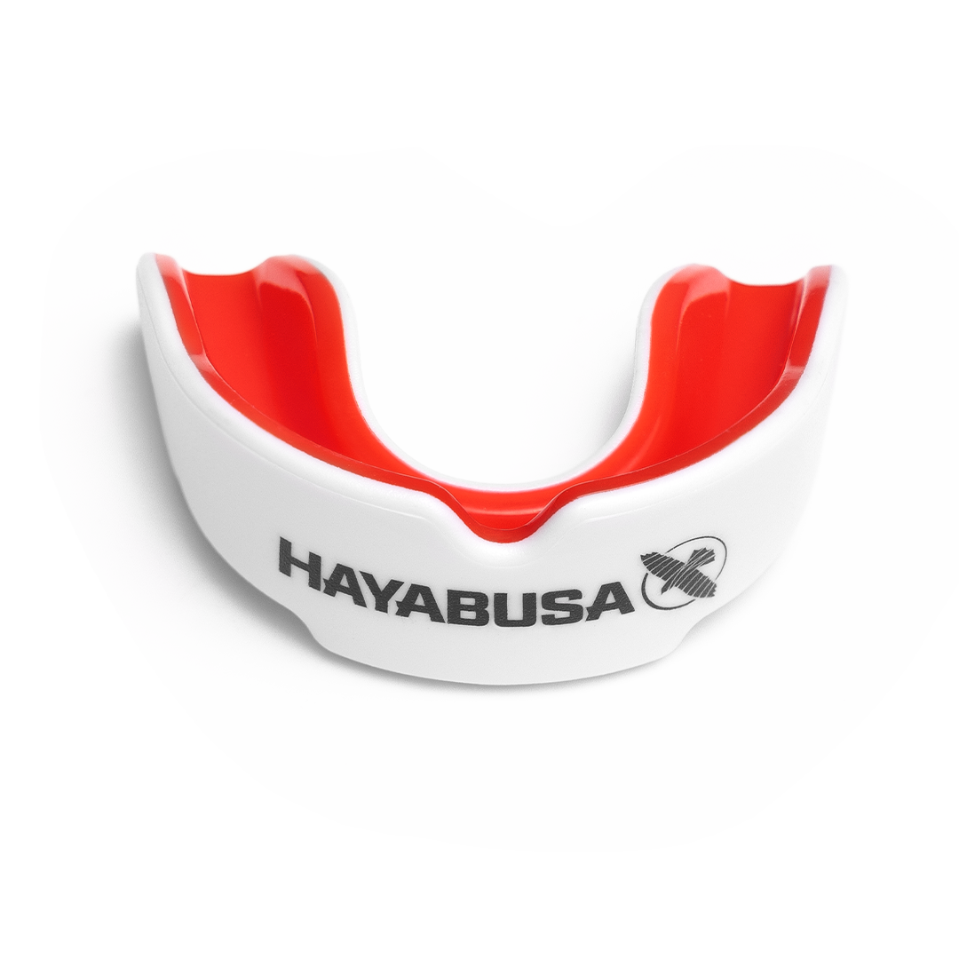 Hayabusa Combat Youth Mouth Guard - White/Red