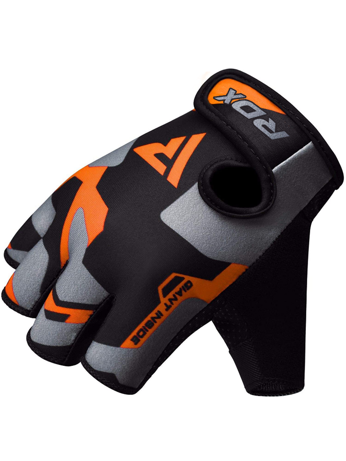 RDX F6 Fitness Gym Gloves, Orange