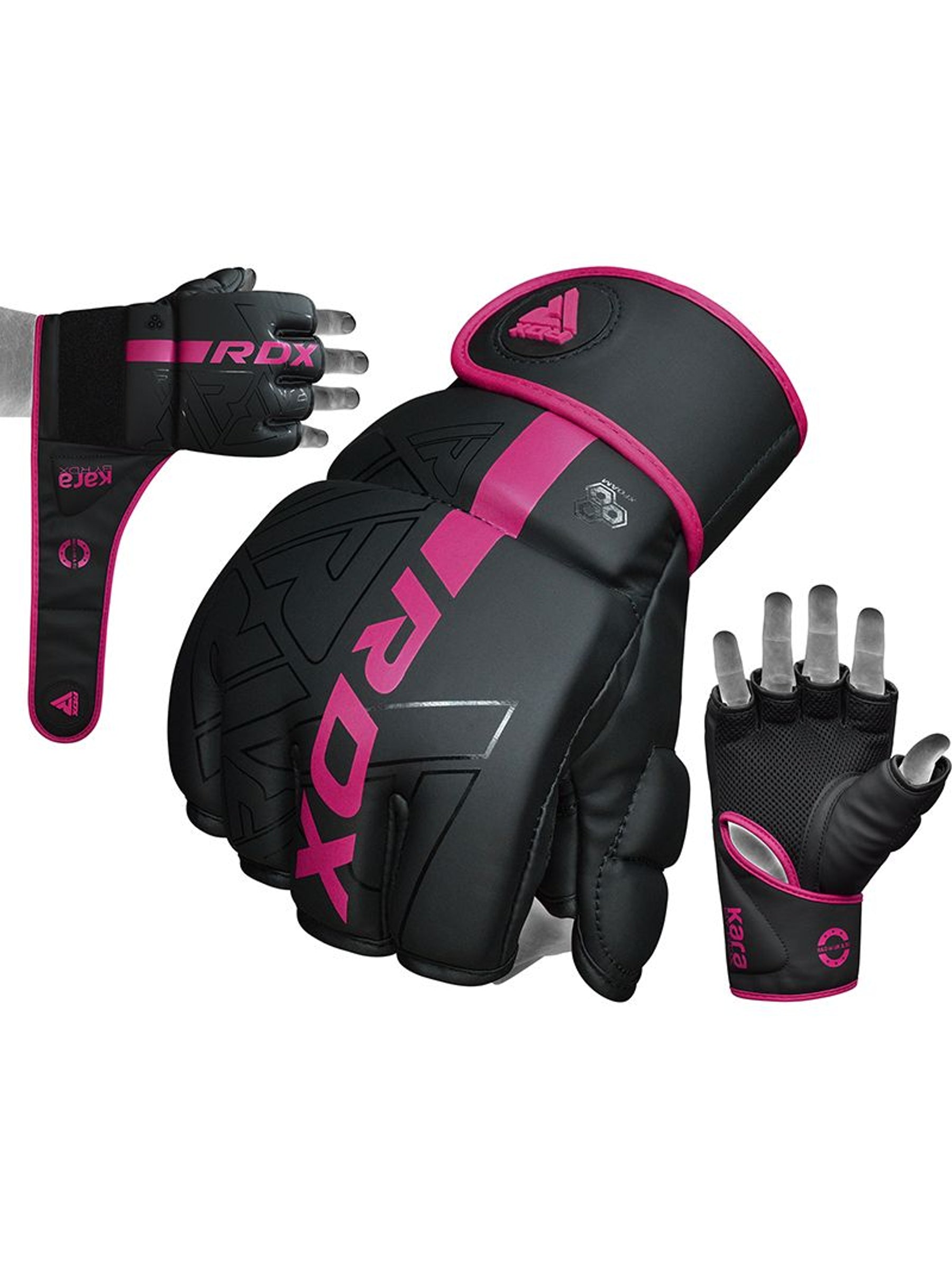 RDX F6 KARA MMA Grappling Gloves - Pink