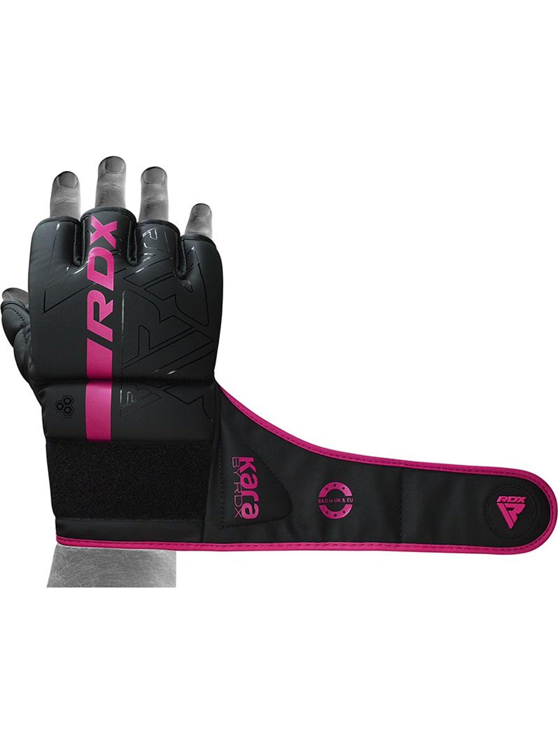 RDX F6 KARA MMA Grappling Gloves - Pink