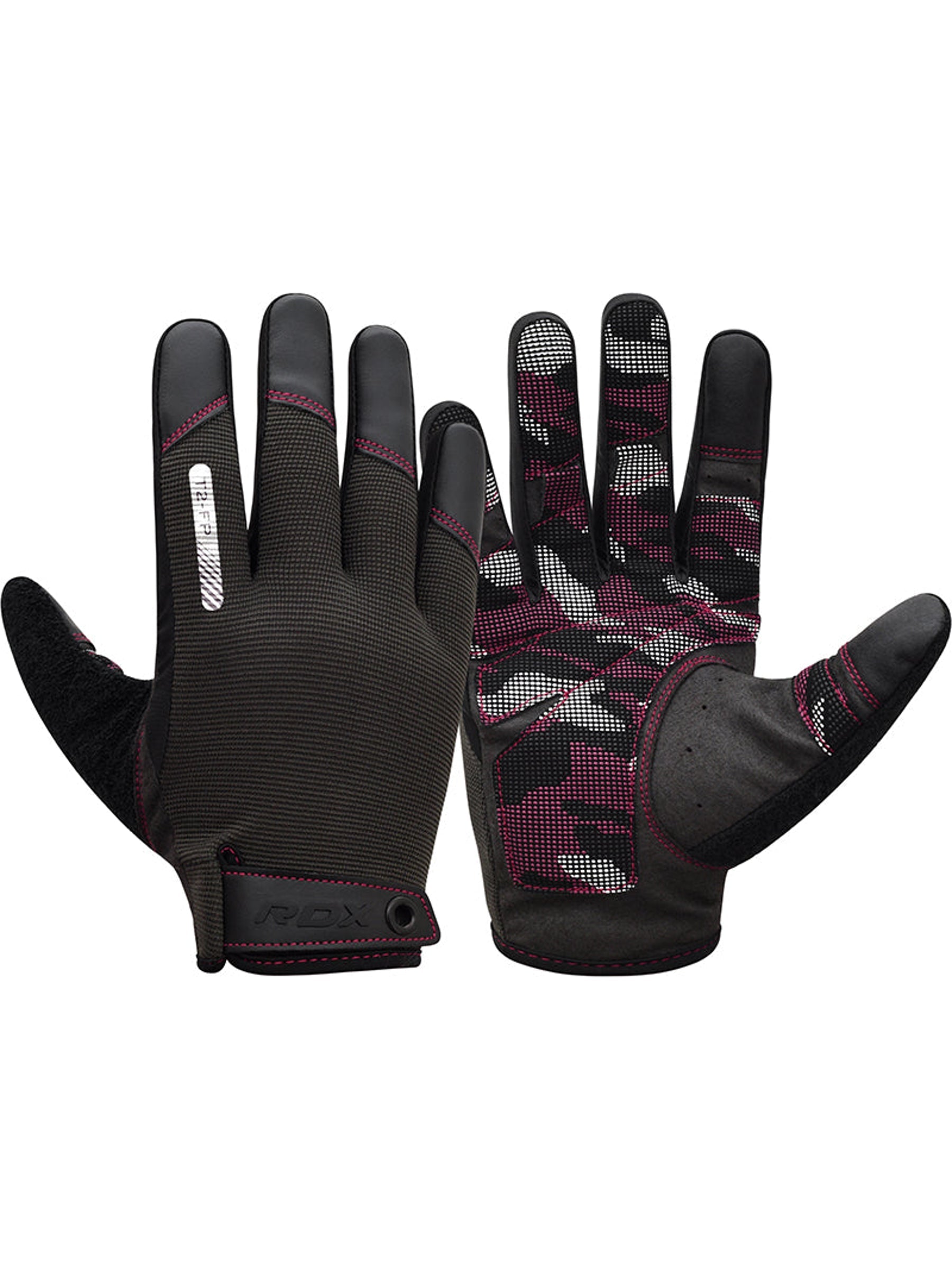 RDX T2 Touch Screen Friendly Full Finger Gym Gloves - Pink