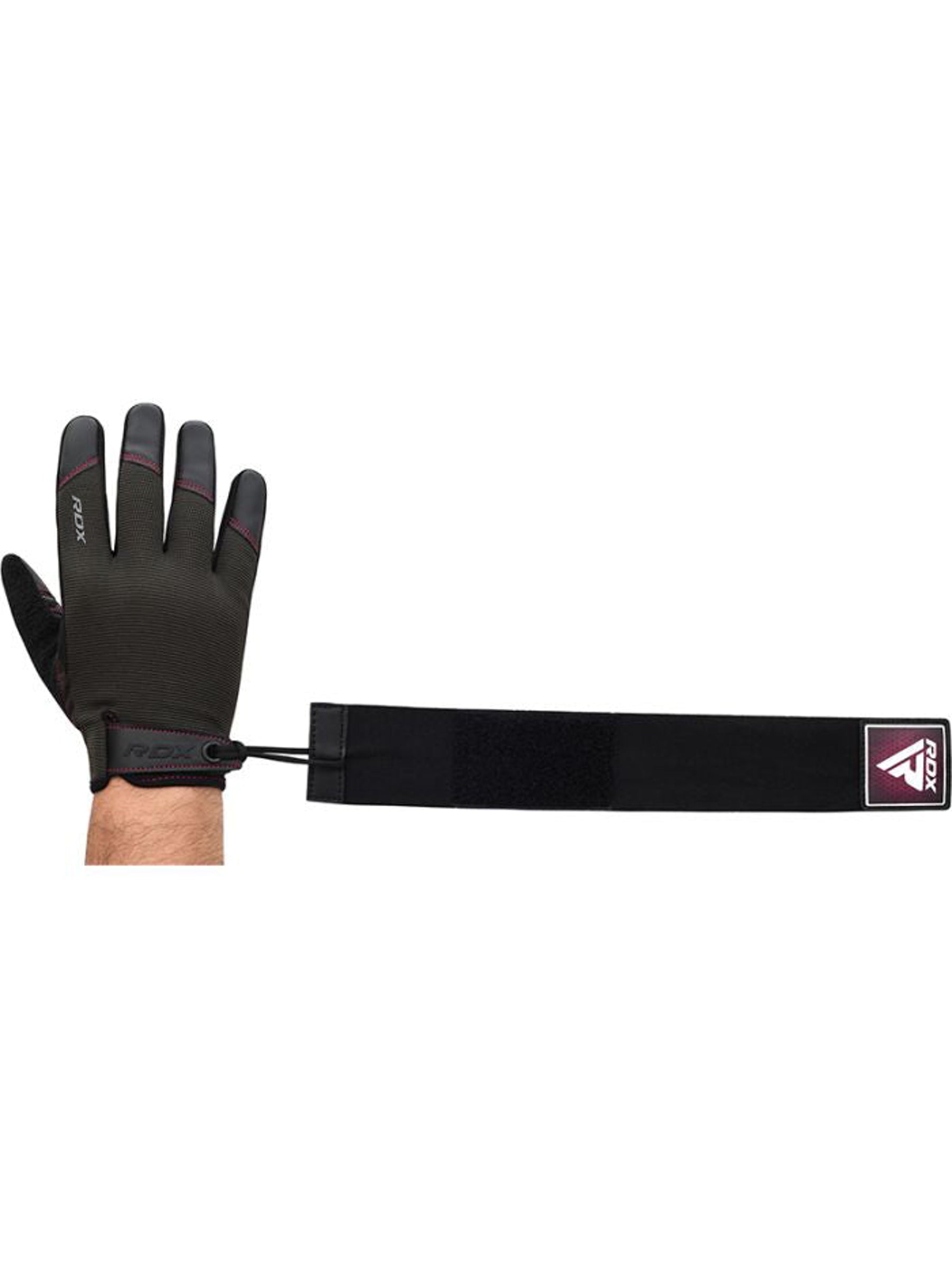 RDX T2 Weightlifting Full Finger Gym Gloves - Pink