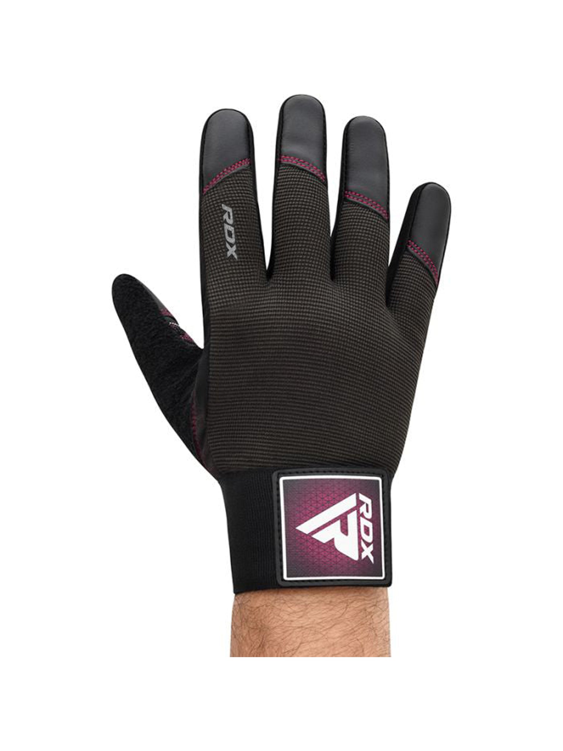 RDX T2 Weightlifting Full Finger Gym Gloves - Pink