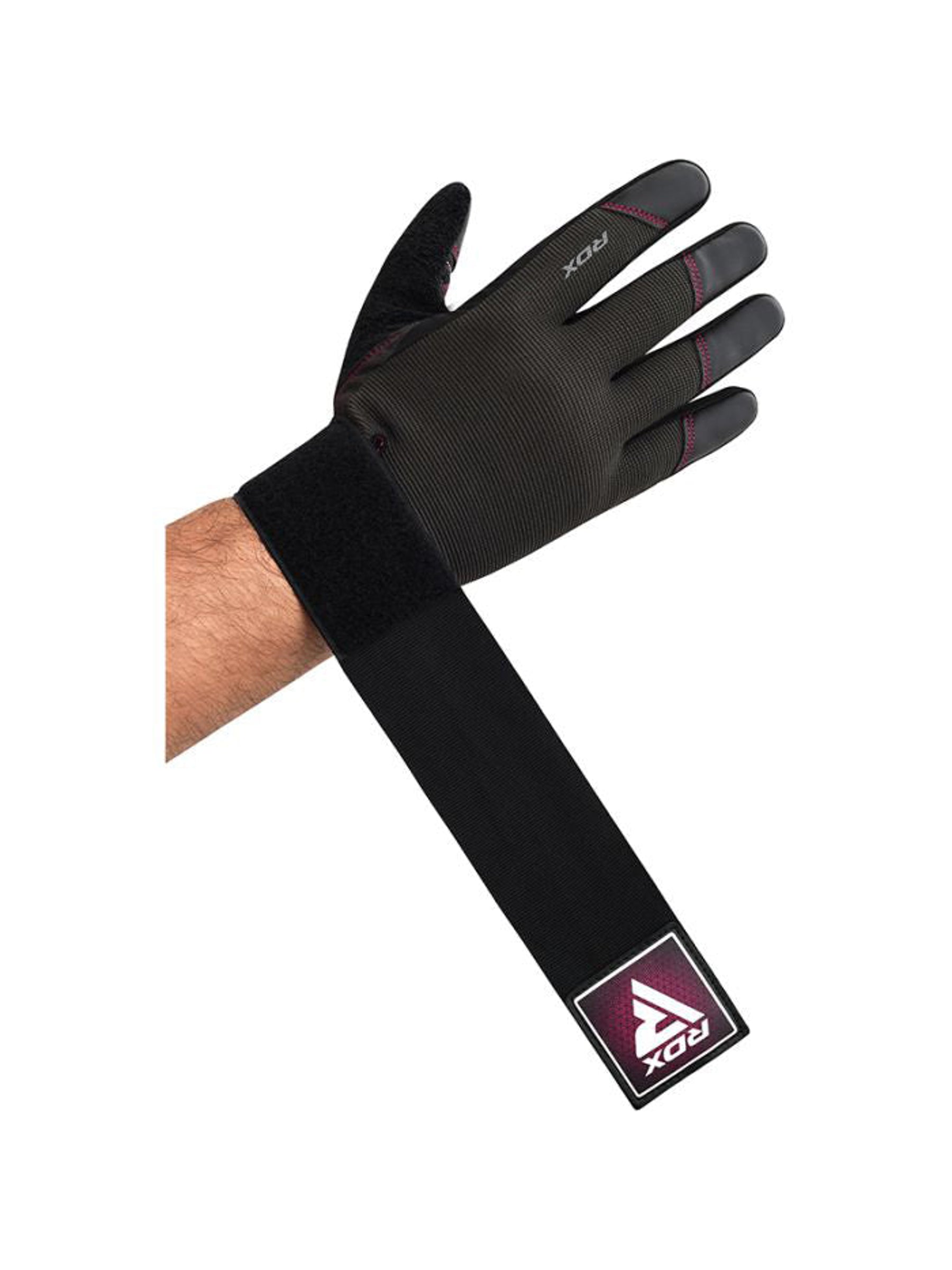 RDX T2 Weightlifting Full Finger Gym Gloves - Pink