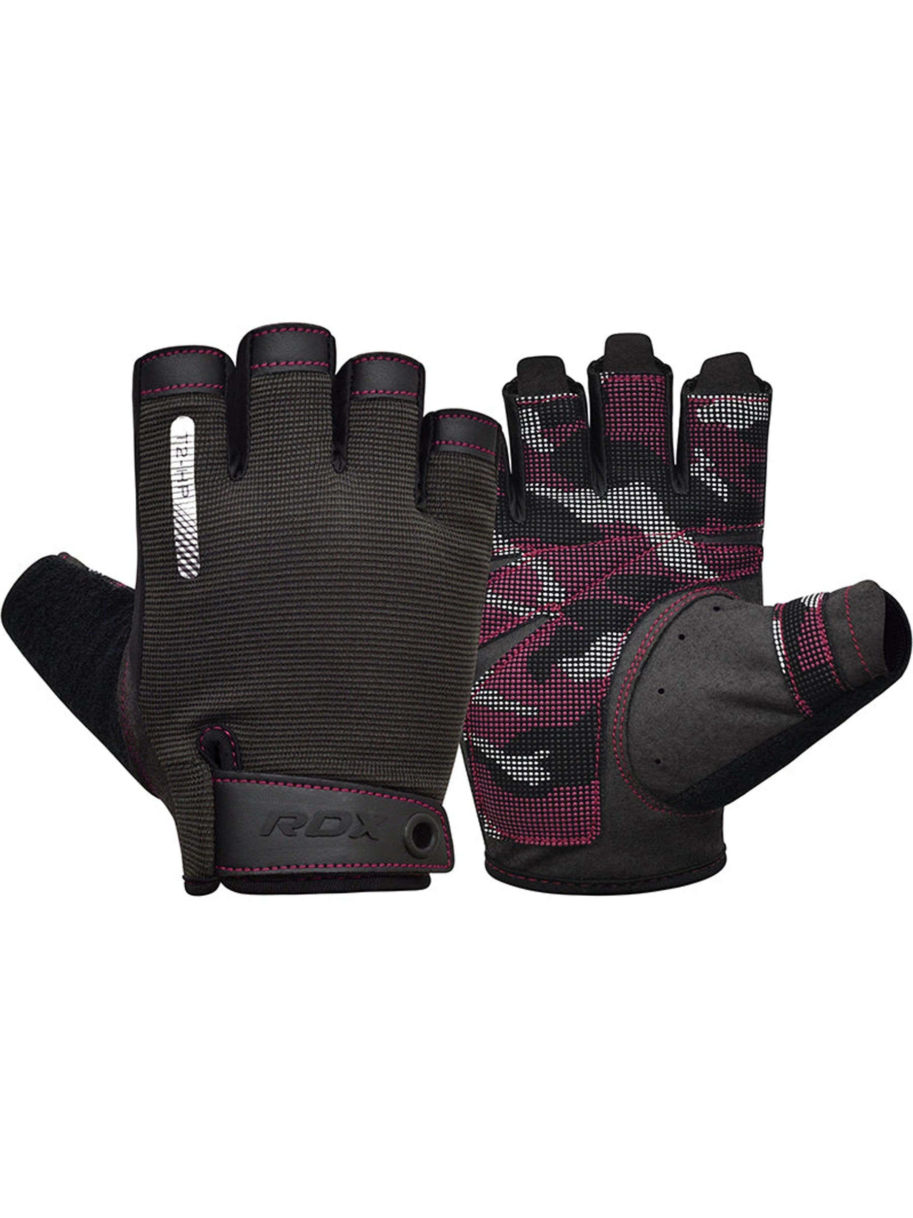 RDX T2 Weightlifting Gloves - Pink