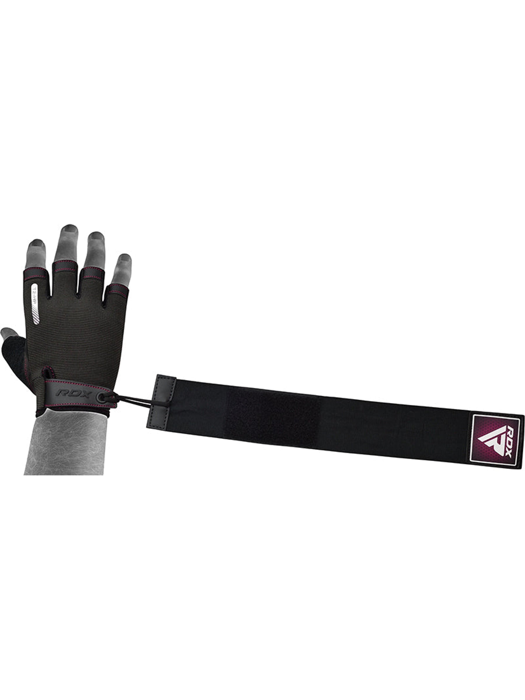 RDX T2 Weightlifting Gloves - Pink