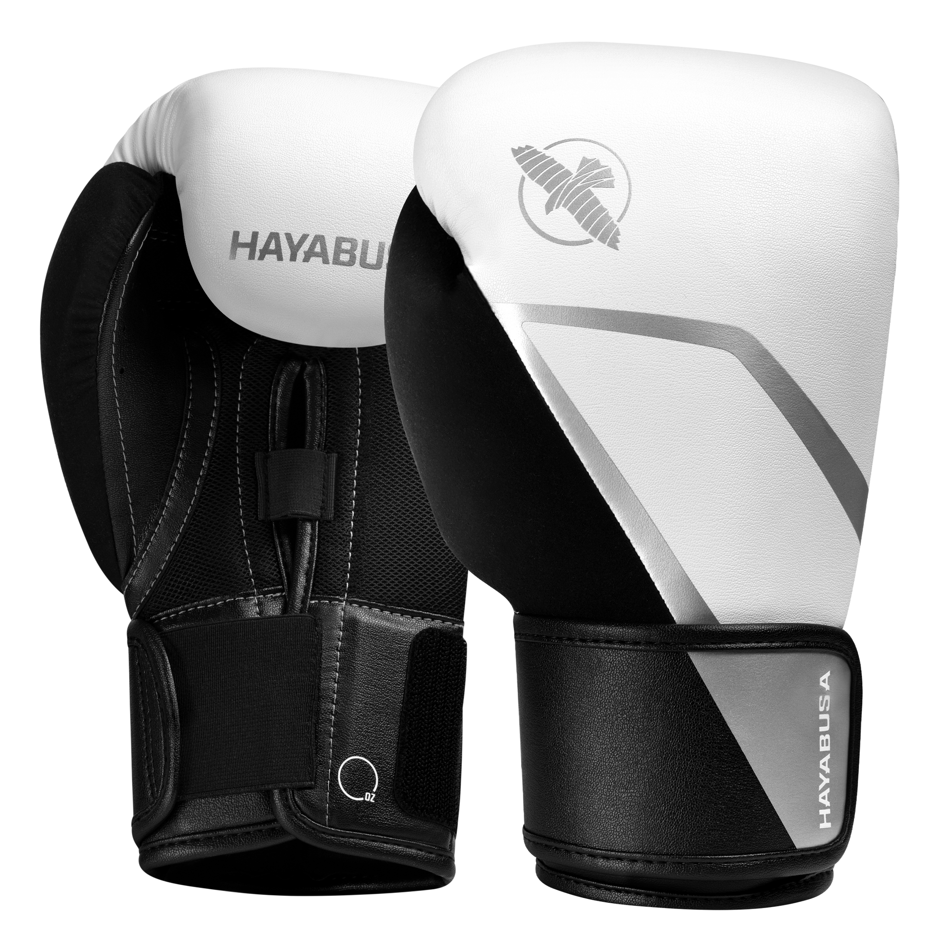 Hayabusa E1 Boxing Gloves - White/Silver