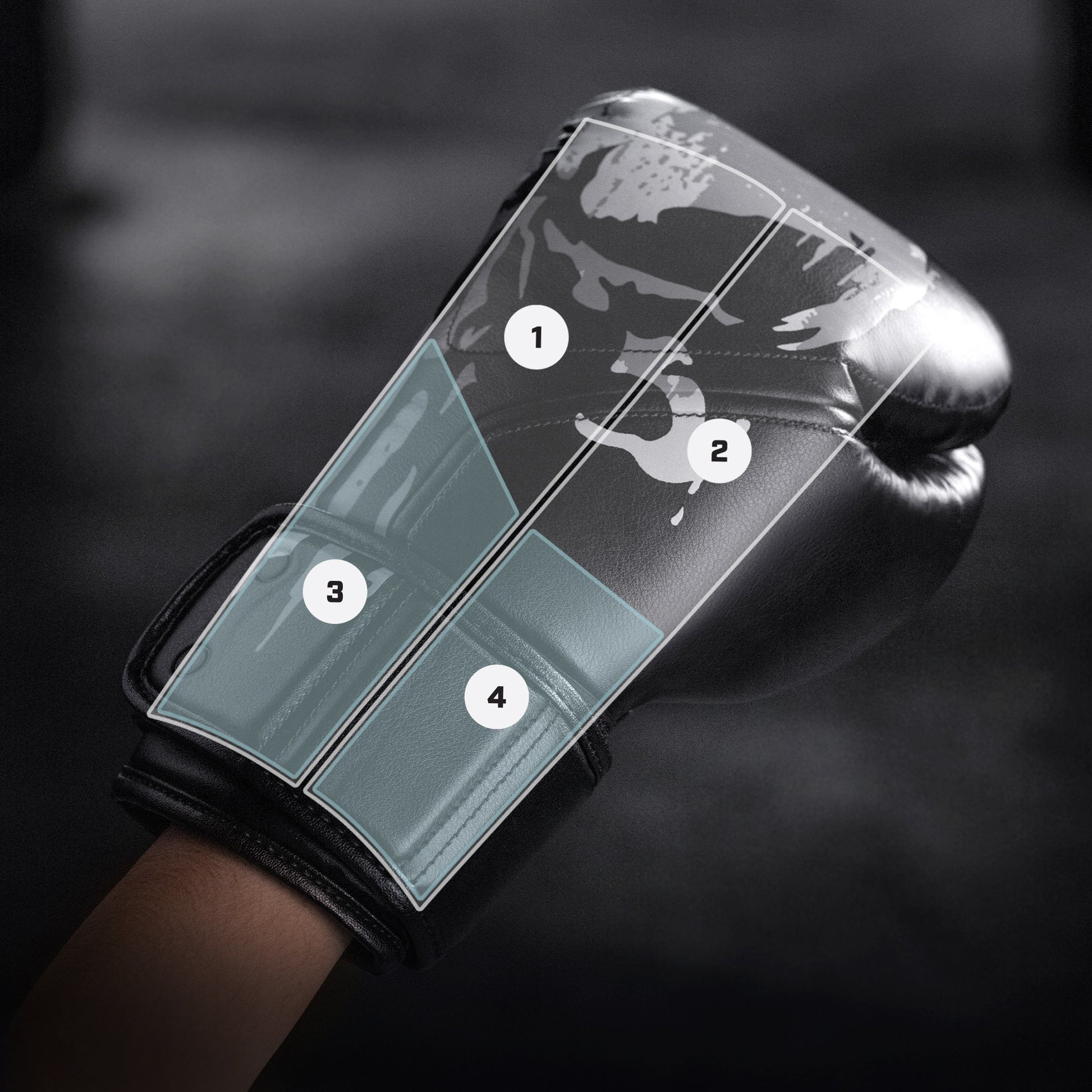 Marvel's Youth Punisher Boxing Gloves - 4 Splint Support