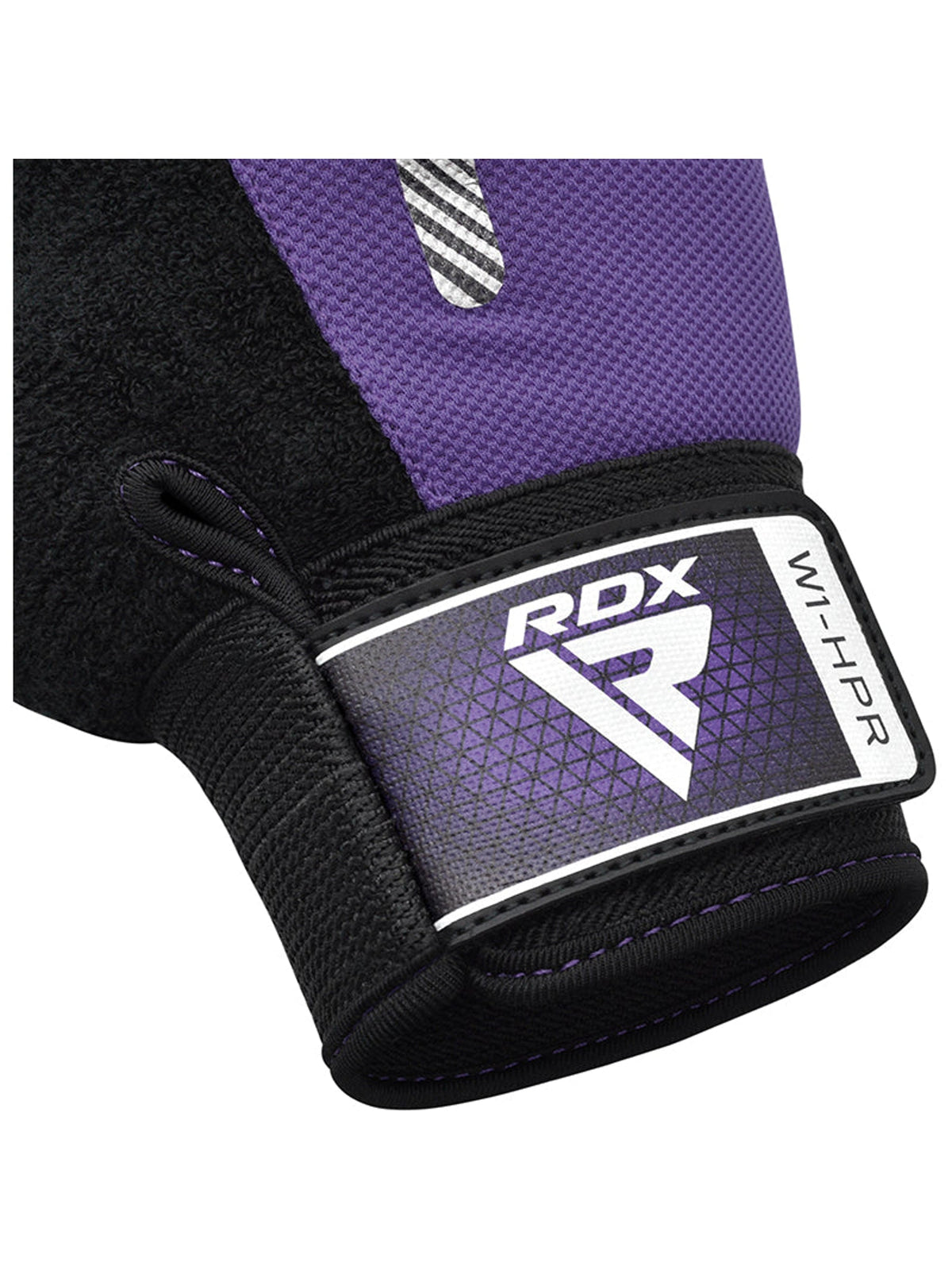 RDX W1H Half Finger Gym Workout Gloves, purple, image 5