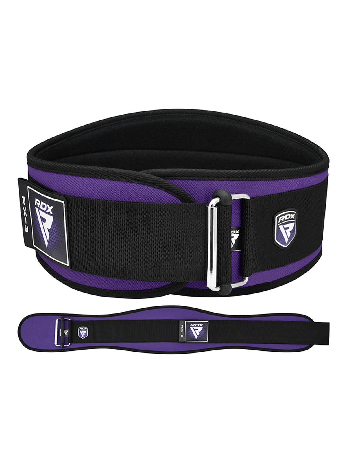 RDX X3 6-Inch Weightlifting Neoprene Gym Belt for Women - Purple